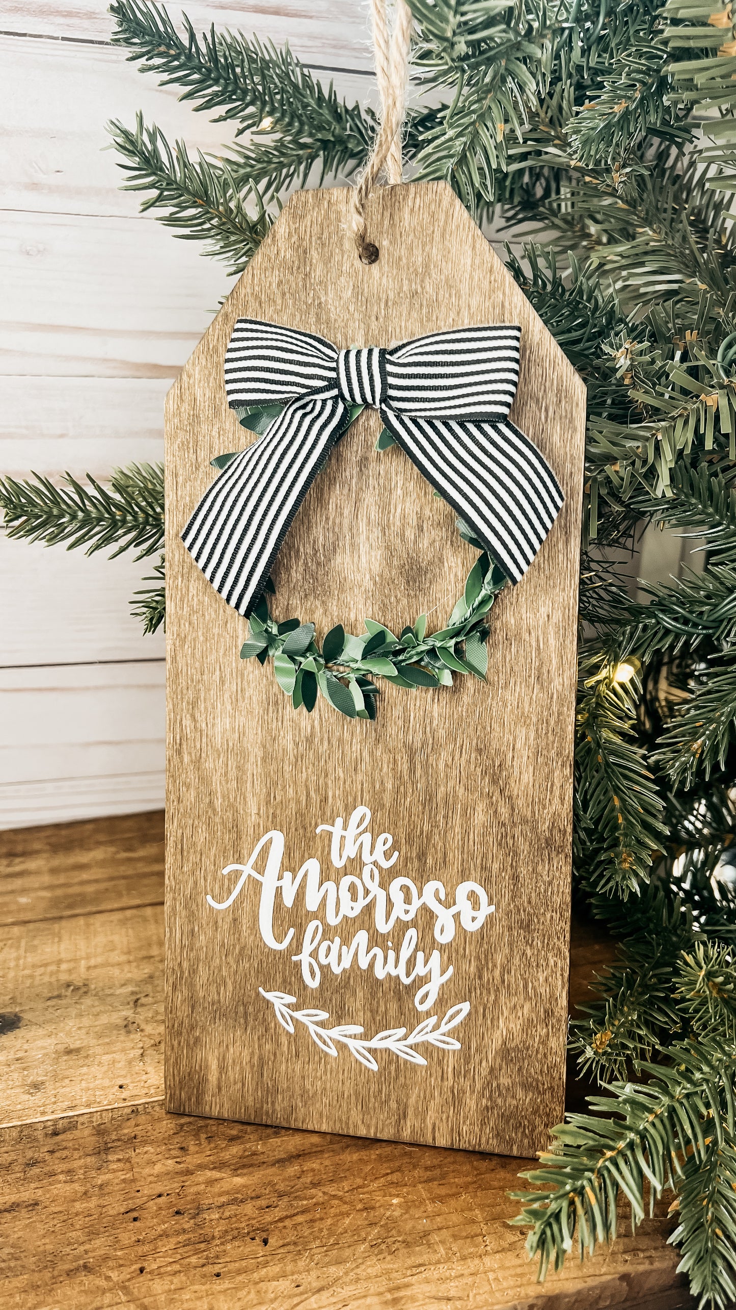 Holiday Collection - Oversized Wood Tag