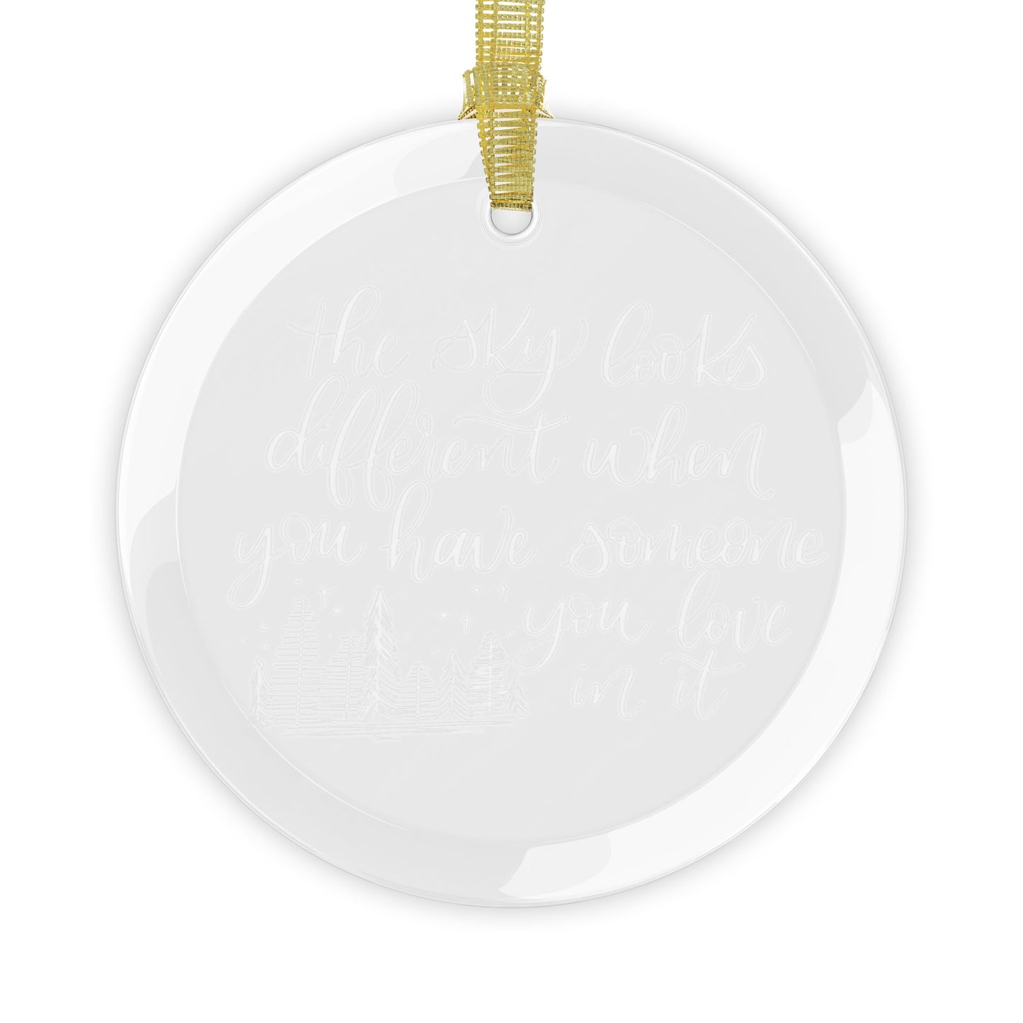 Holiday Collection - Memory Glass Ornament