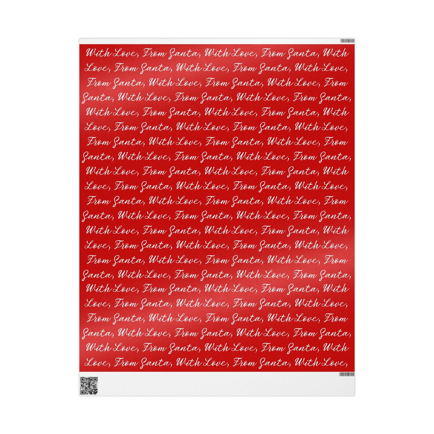Holiday Collection - Wrapping Paper Santa