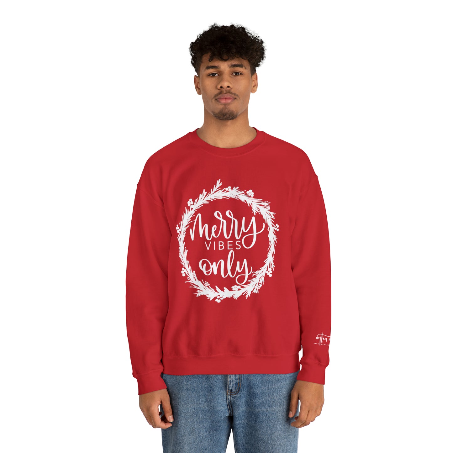 Holiday Sweatshirt - Merry Vibes Only