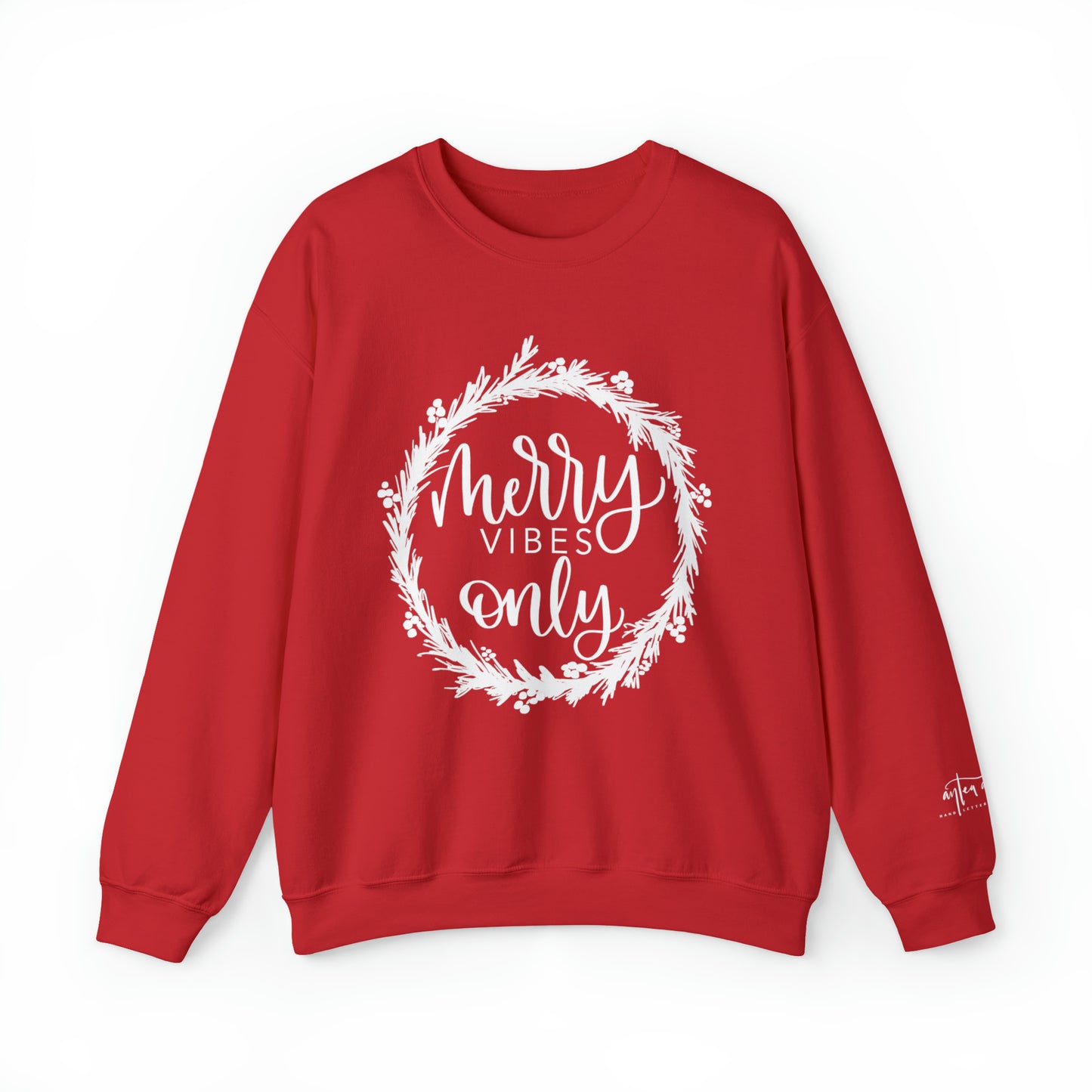 Merry Vibes Only Crewneck Sweatshirt