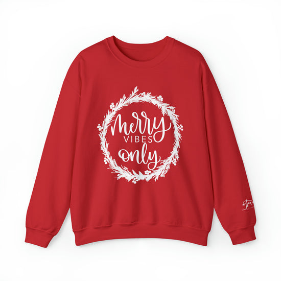 Merry Vibes Only Crewneck Sweatshirt
