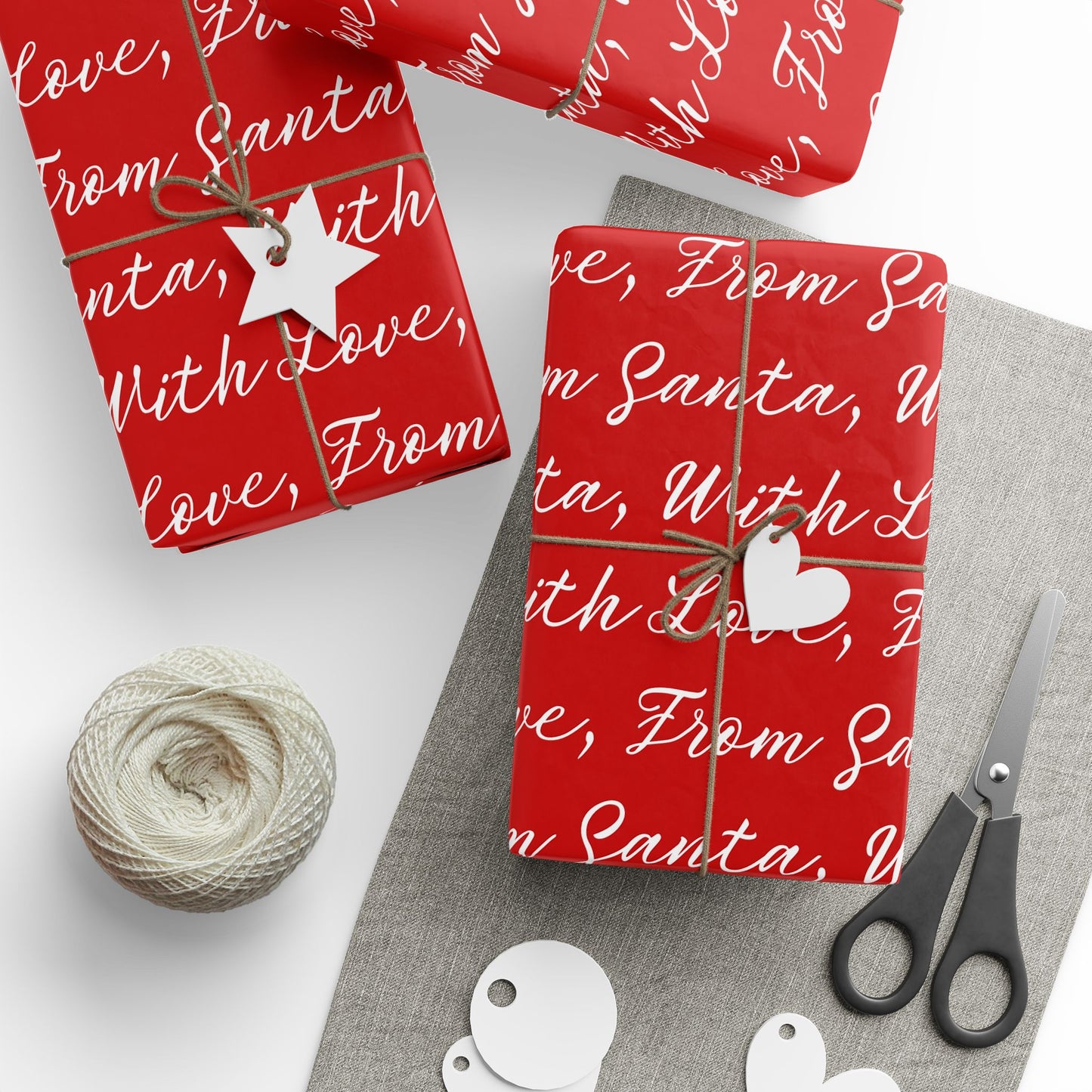 Holiday Collection - Wrapping Paper Santa