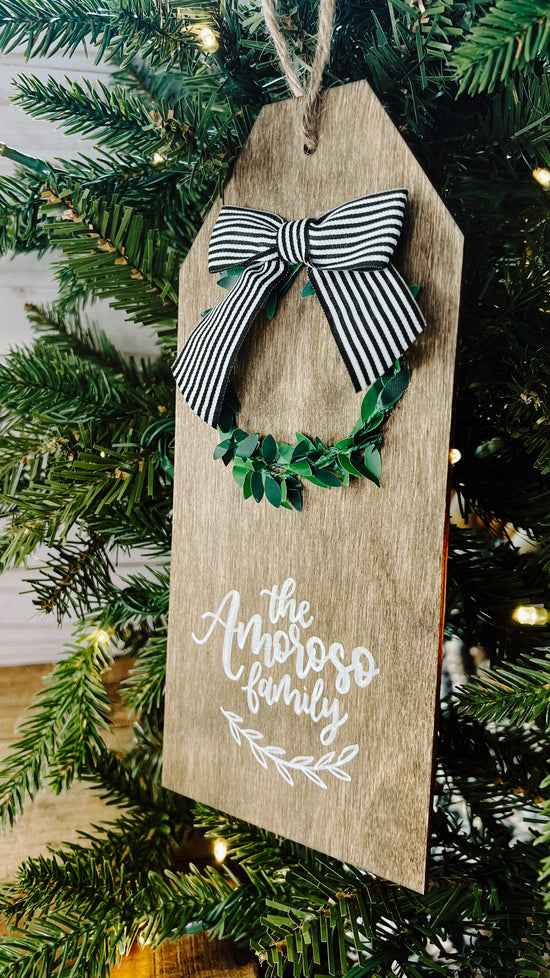 Oversized Wood Tag