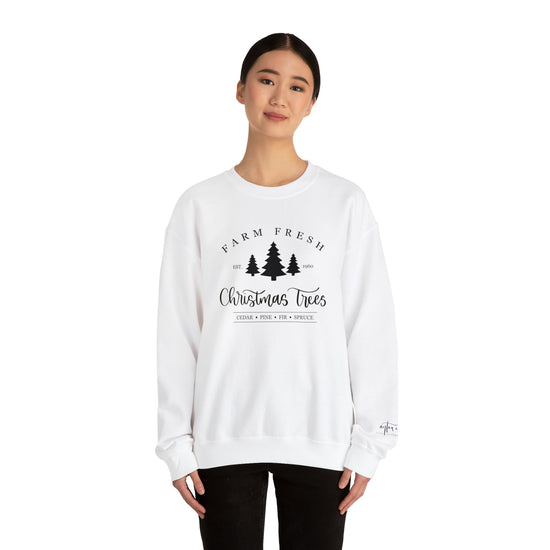 Farm Fresh Trees Crewneck Sweatshirt