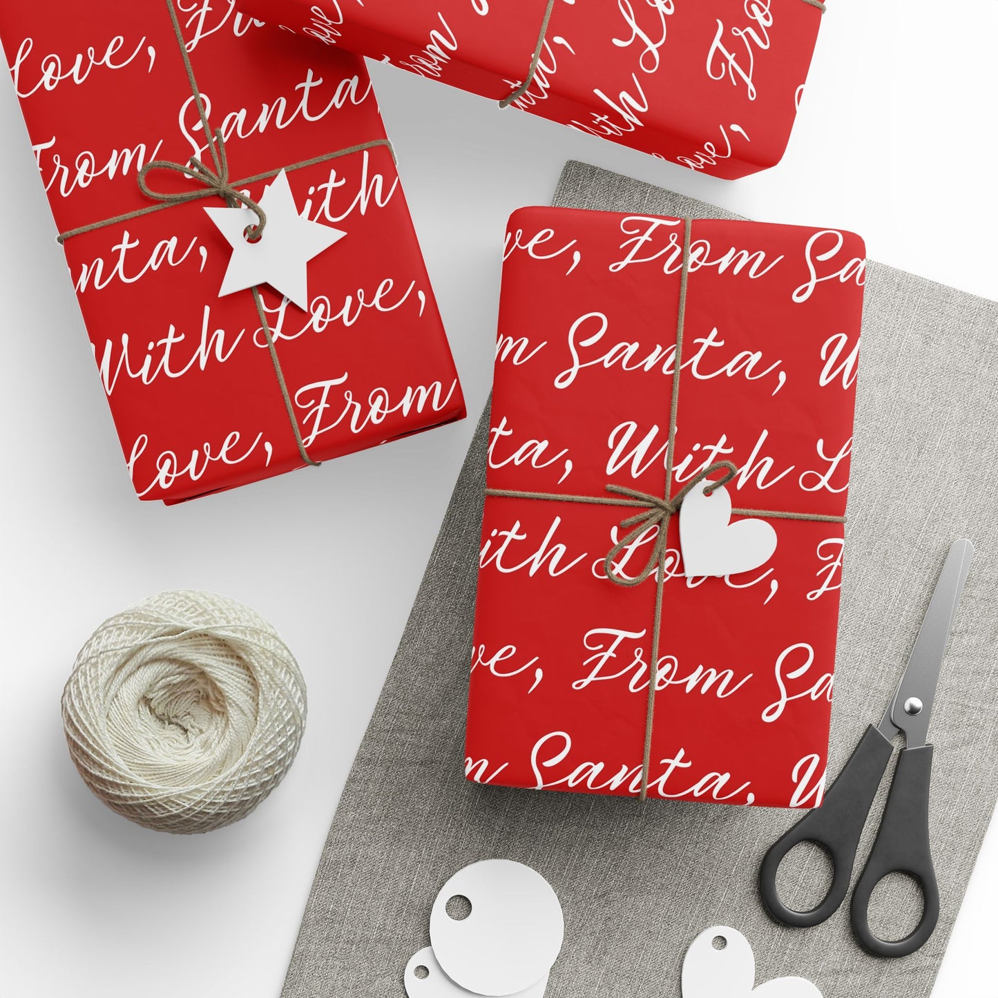 Holiday Collection - Wrapping Paper Santa