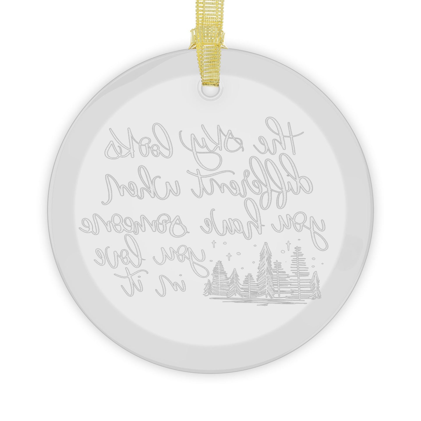 Holiday Collection - Memory Glass Ornament