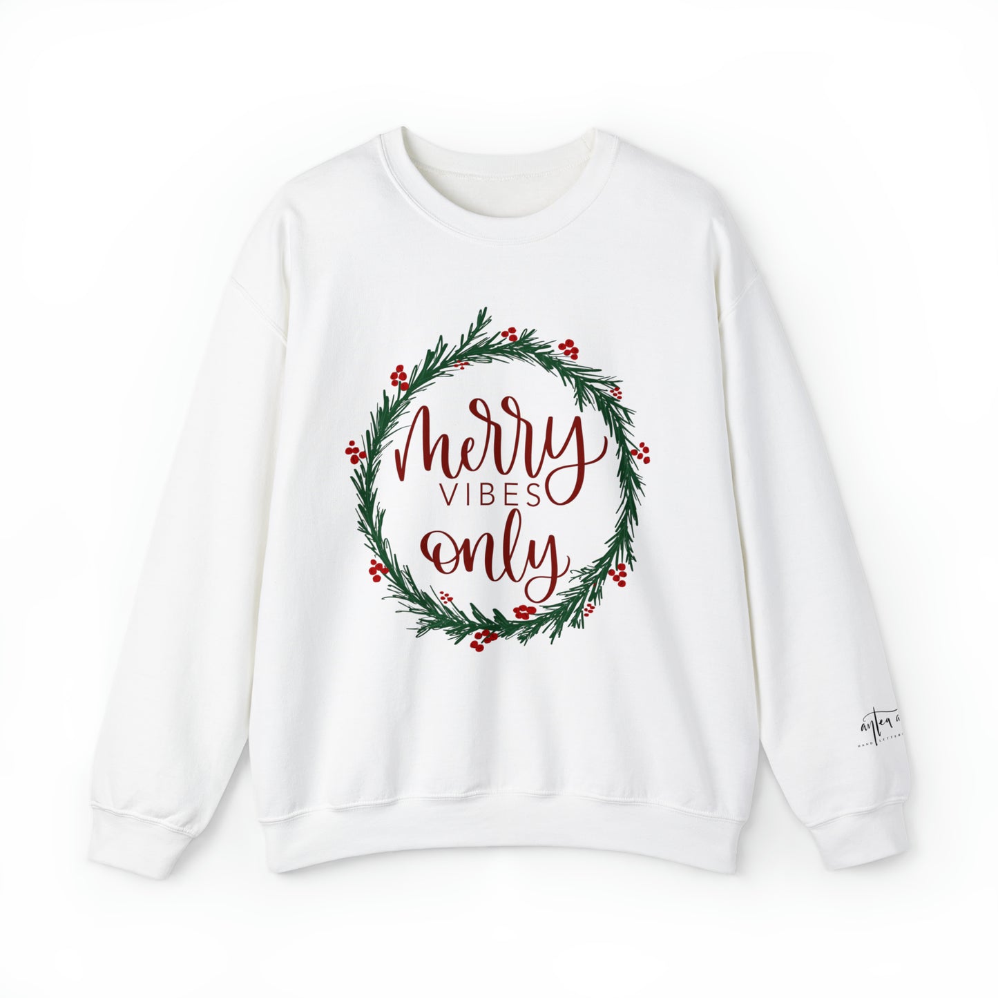 Holiday Sweatshirt - Merry Vibes Only