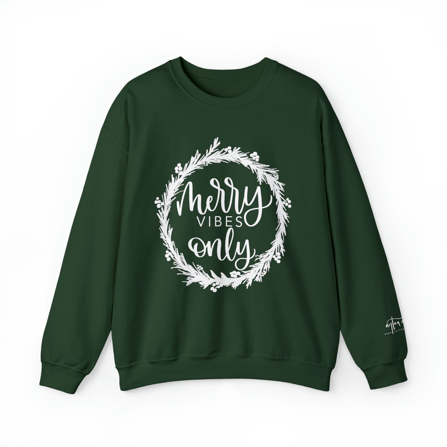 Merry Vibes Only Crewneck Sweatshirt