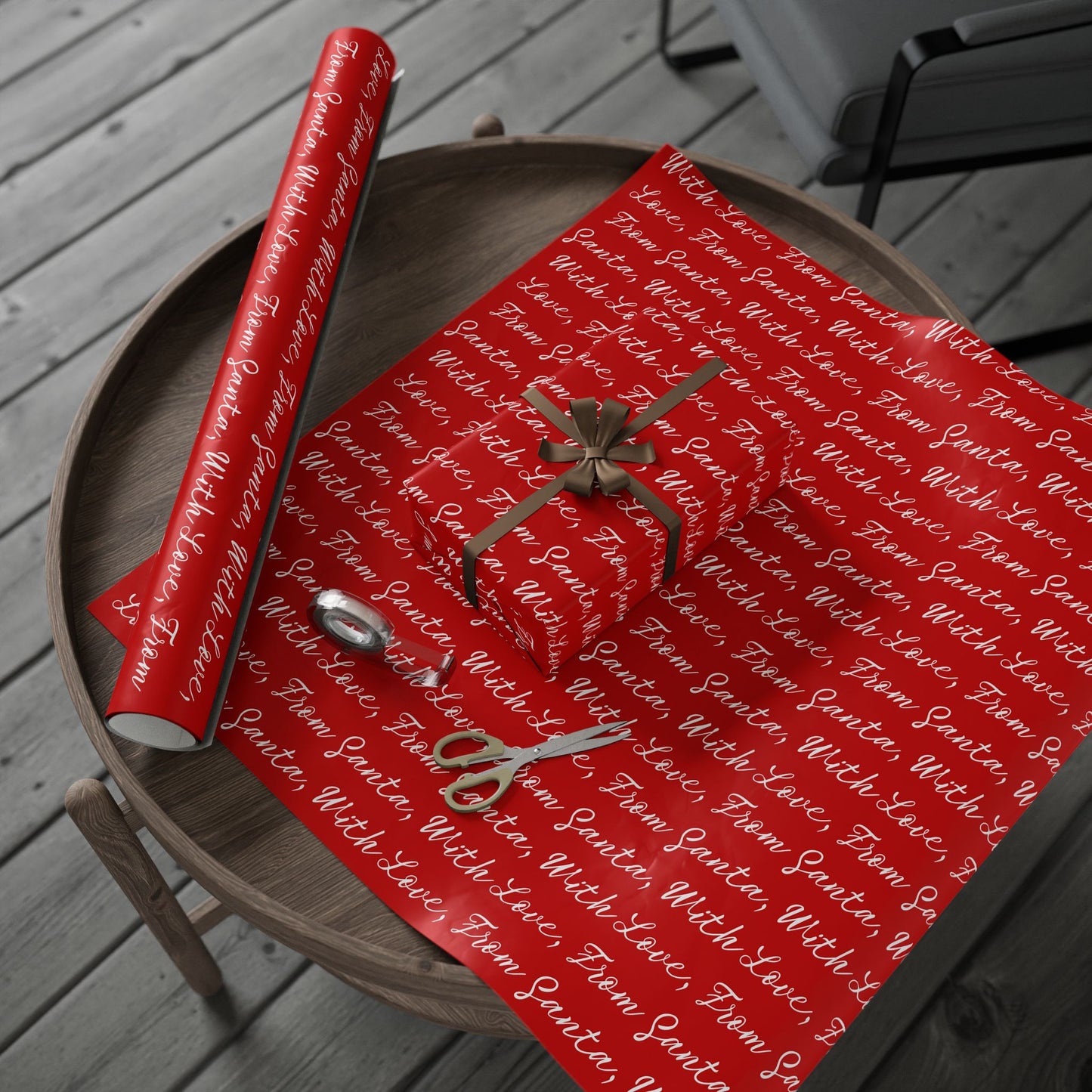 Holiday Collection - Wrapping Paper Santa