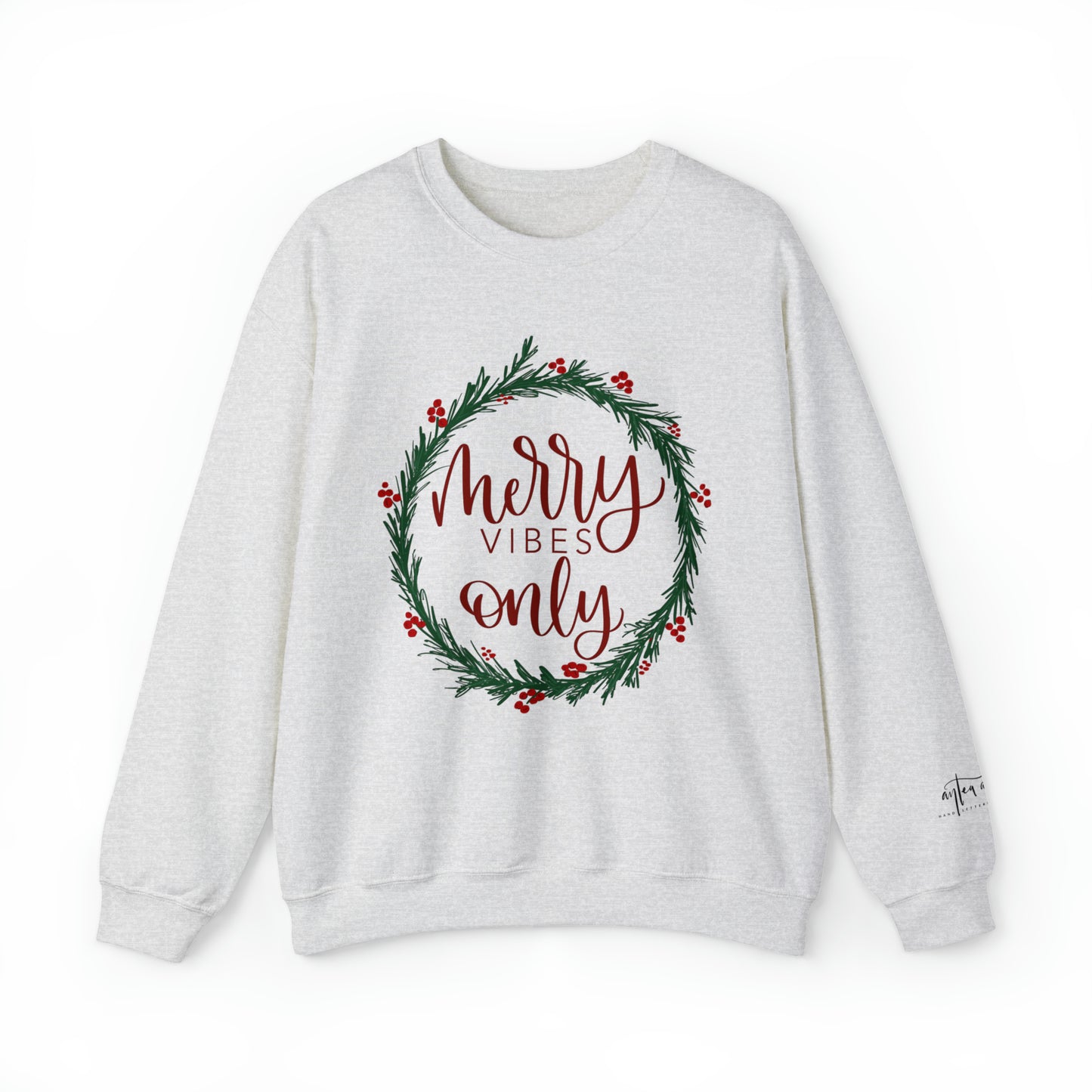 Merry Vibes Only Crewneck Sweatshirt