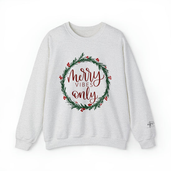 Merry Vibes Only Crewneck Sweatshirt