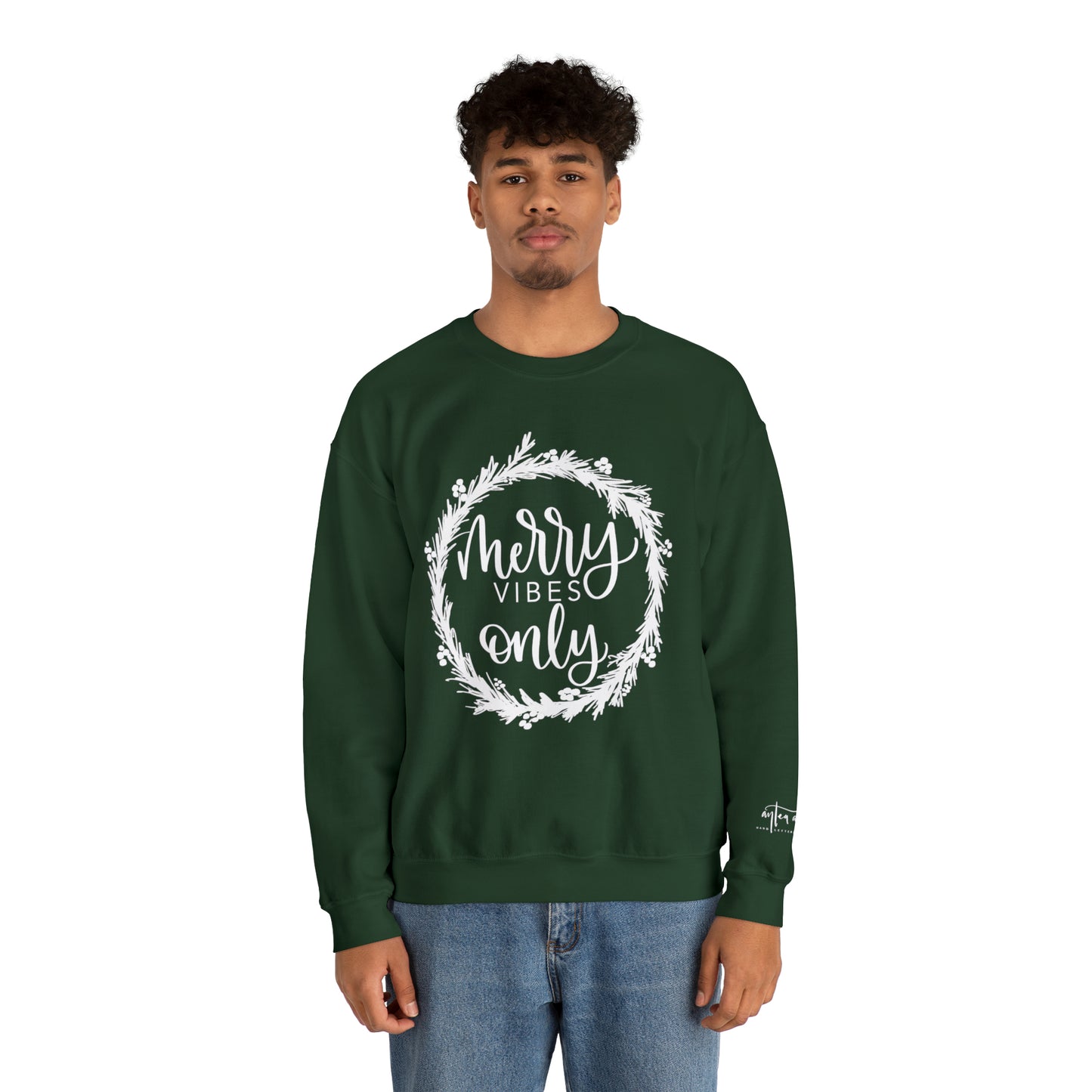 Holiday Sweatshirt - Merry Vibes Only