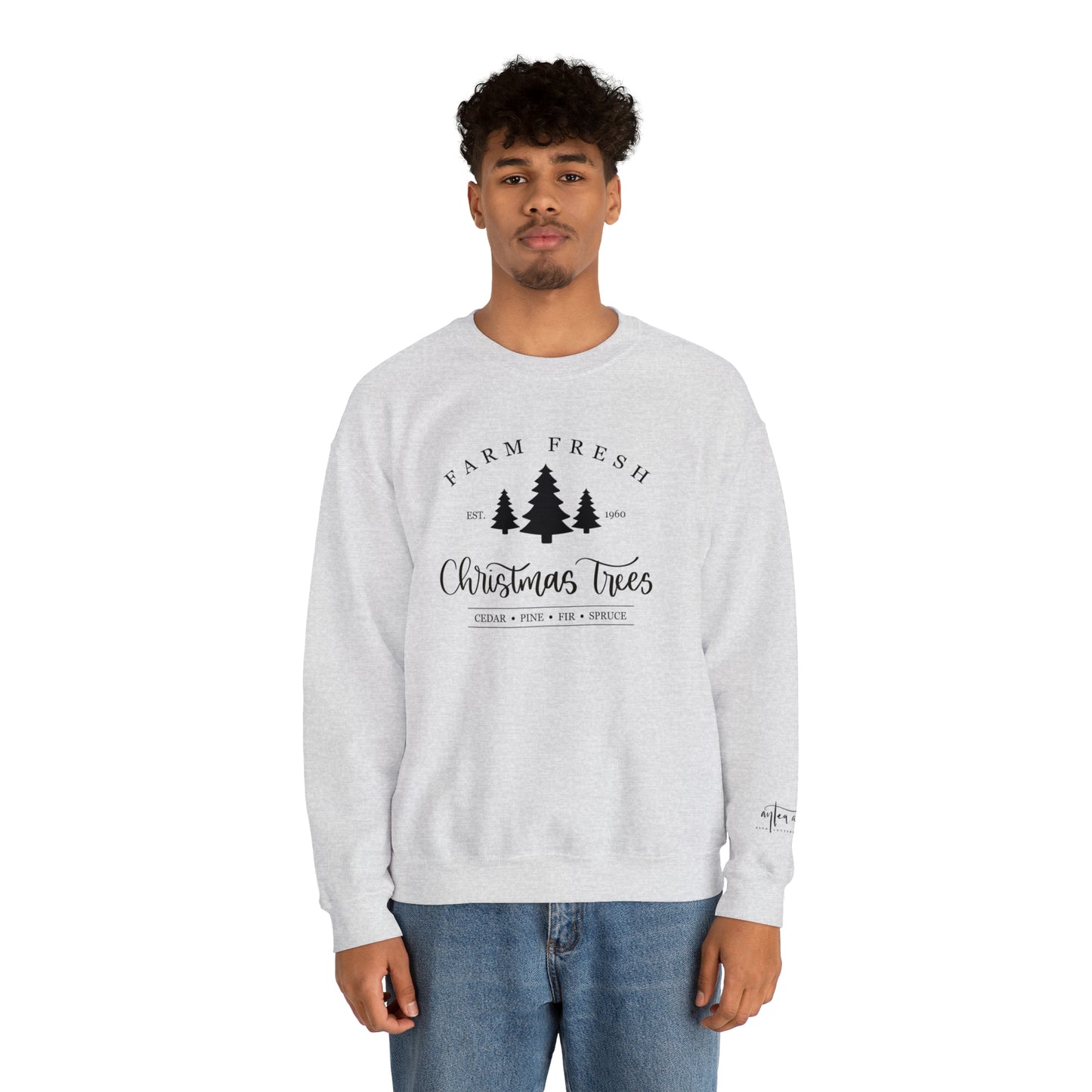 Farm Fresh Trees Crewneck Sweatshirt