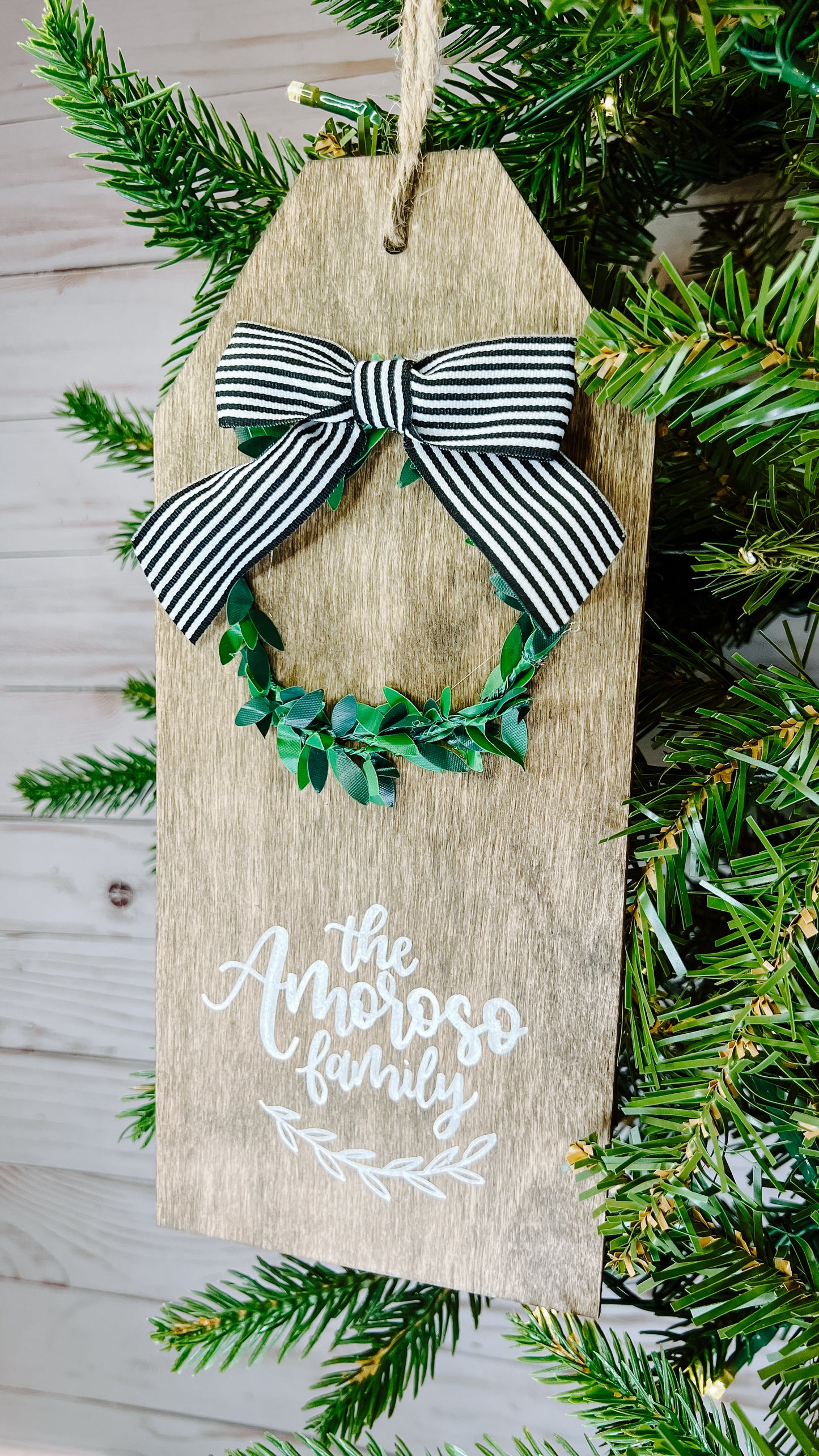 Holiday Collection - Oversized Wood Tag