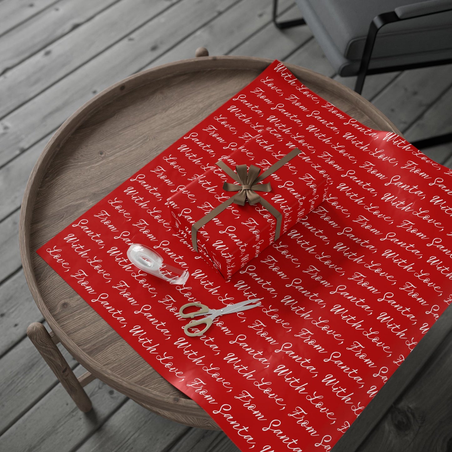 Holiday Collection - Wrapping Paper Santa