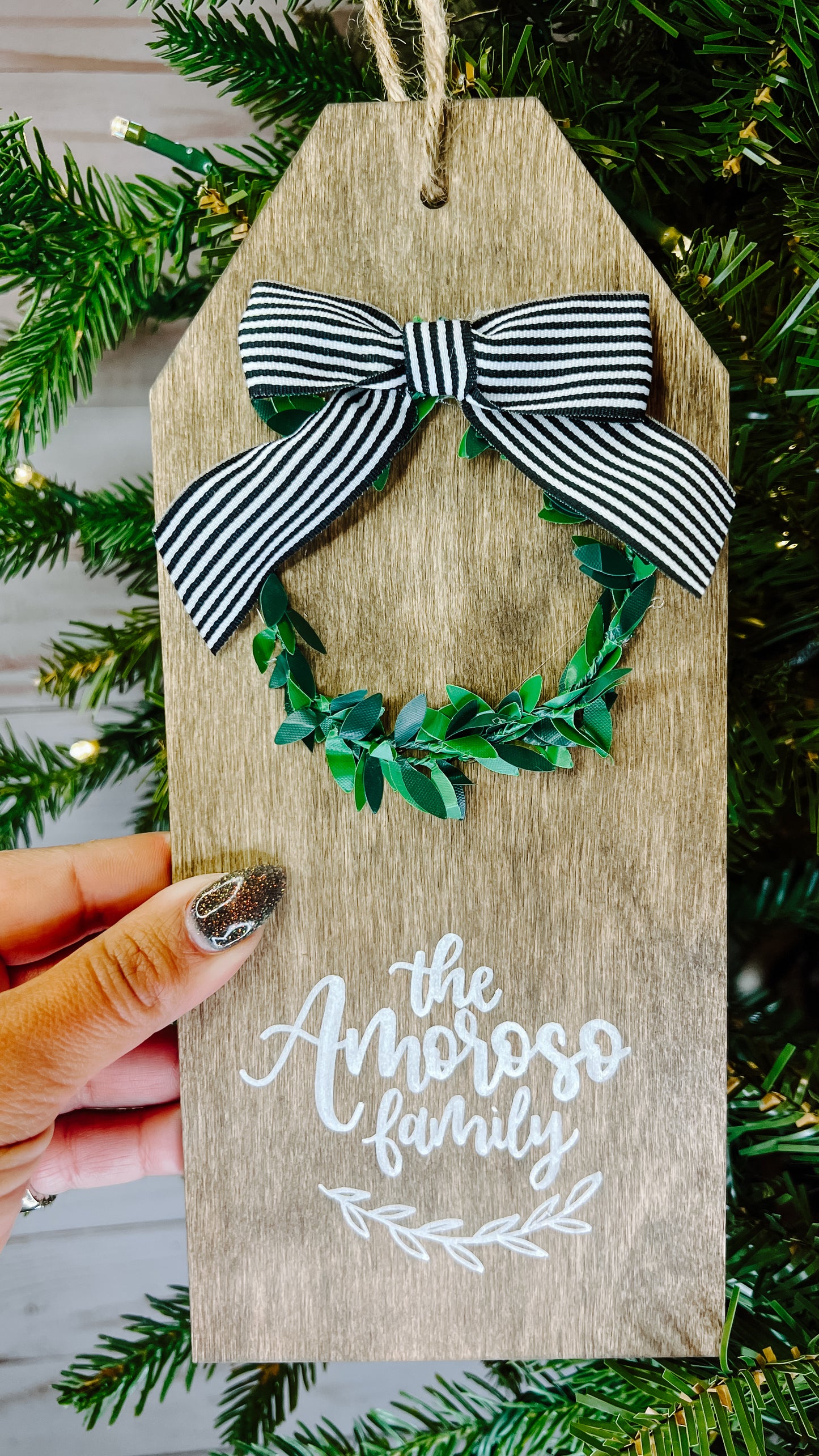 Holiday Collection - Oversized Wood Tag