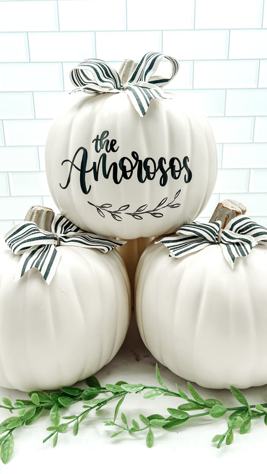 Personalized Pumpkins