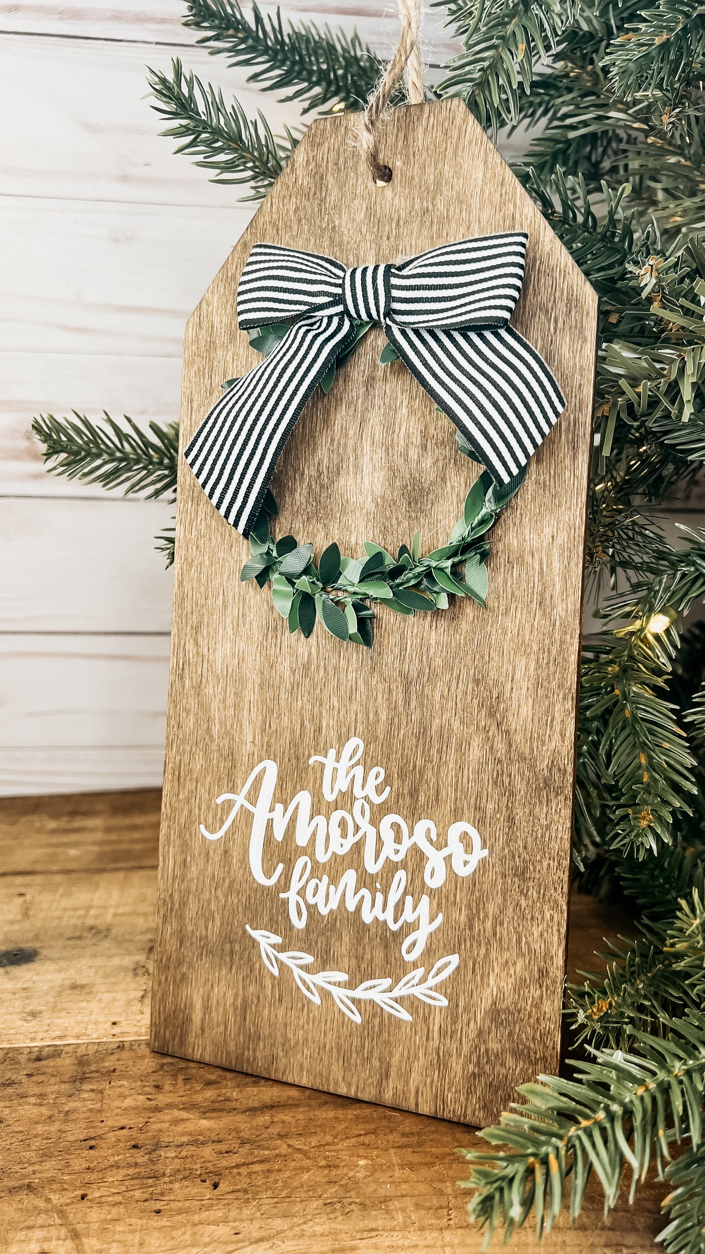 Oversized Wood Tag