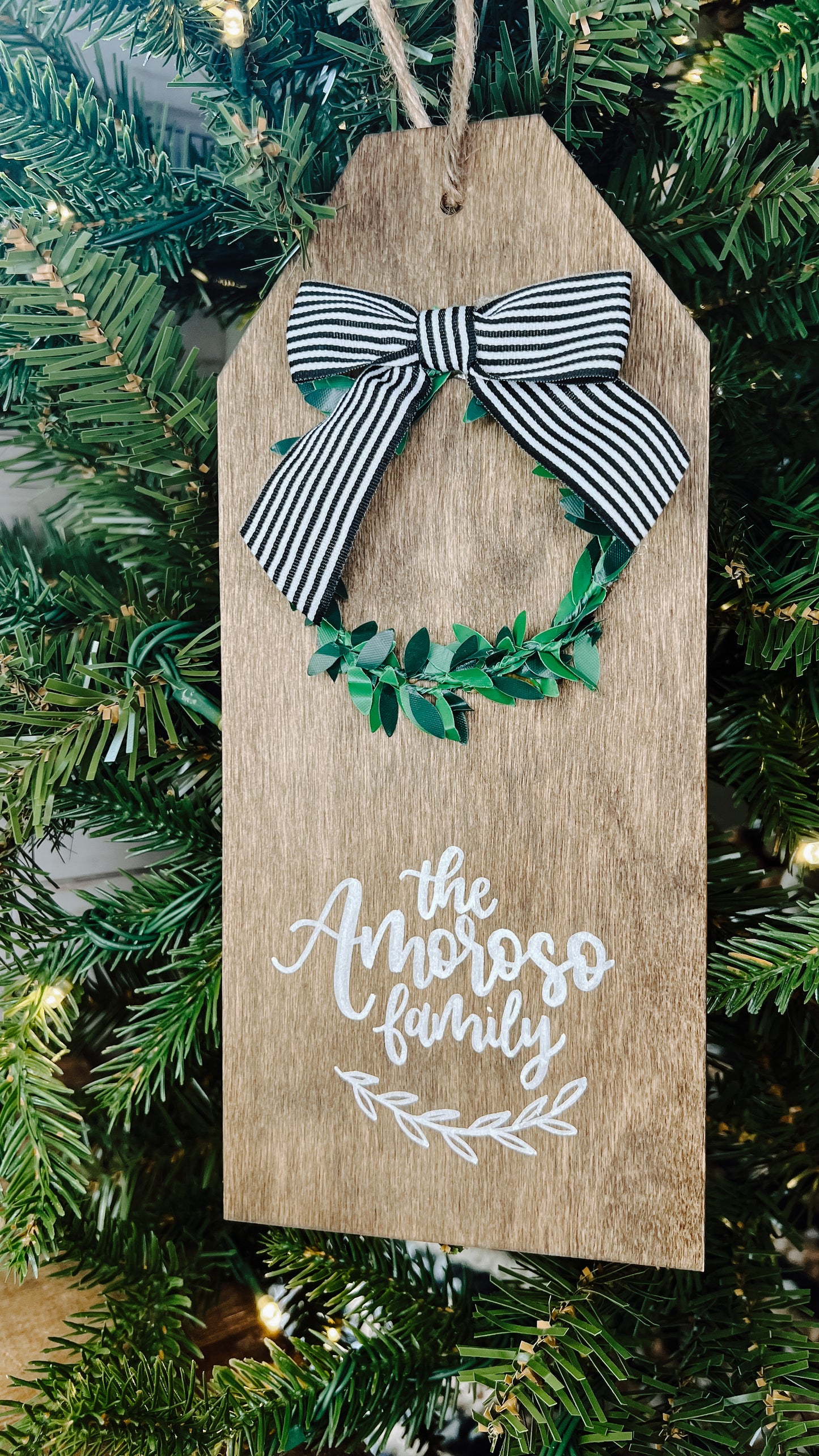 Oversized Wood Tag