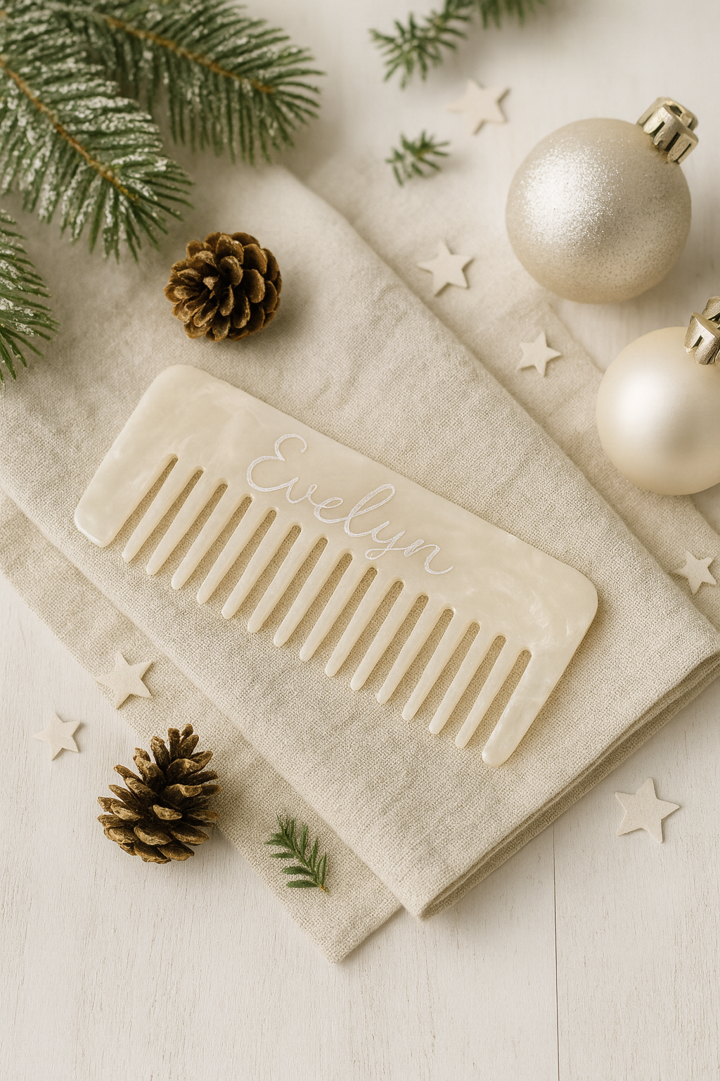 Hand Engraved Hair Comb