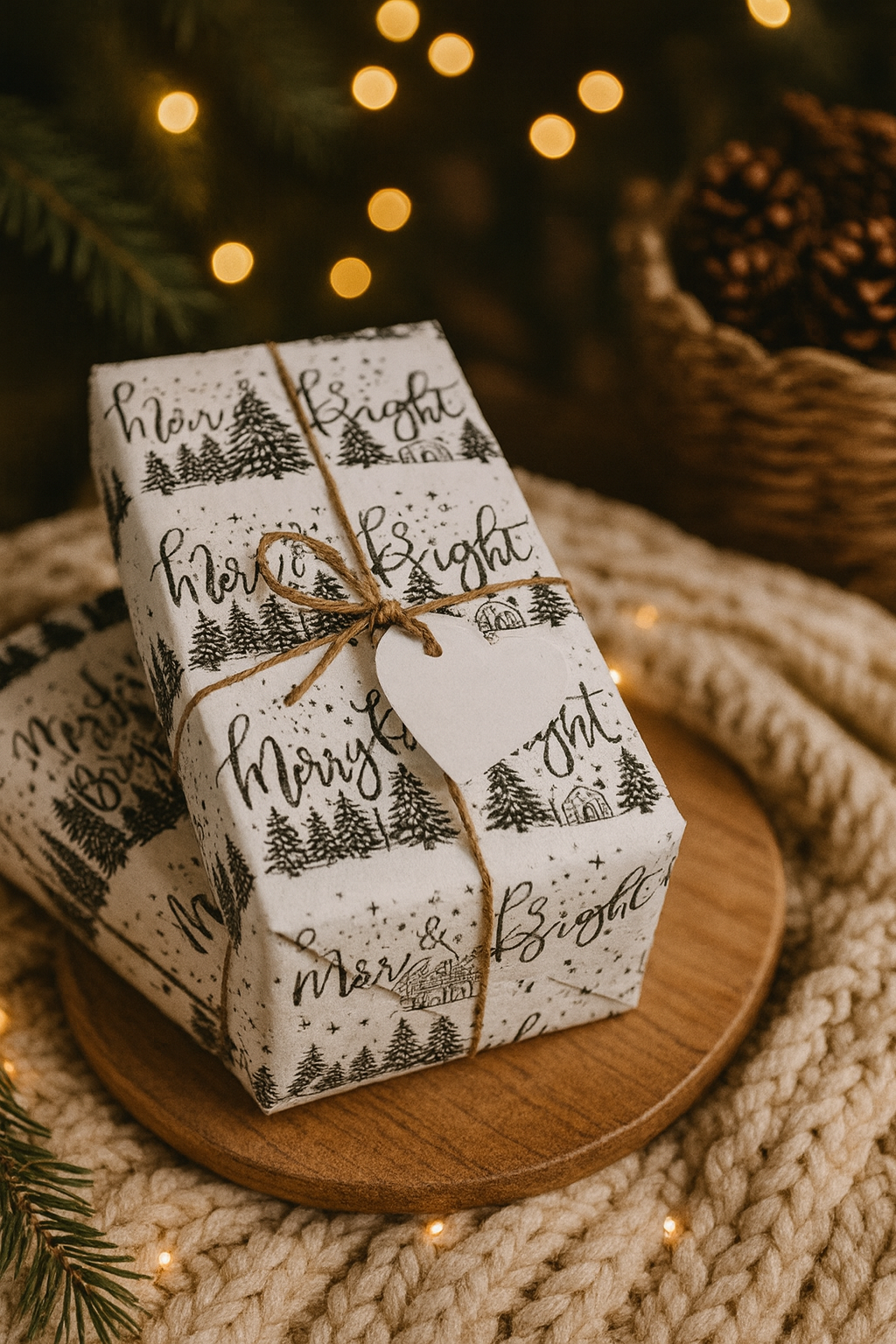 Holiday Collection - Wrapping Paper Merry + Bright