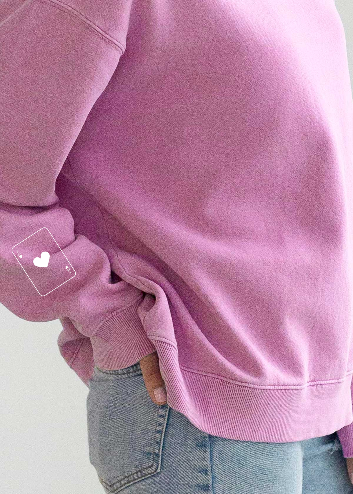 Pink Mock-Neck Sweatshirt (PREORDER 2/3)