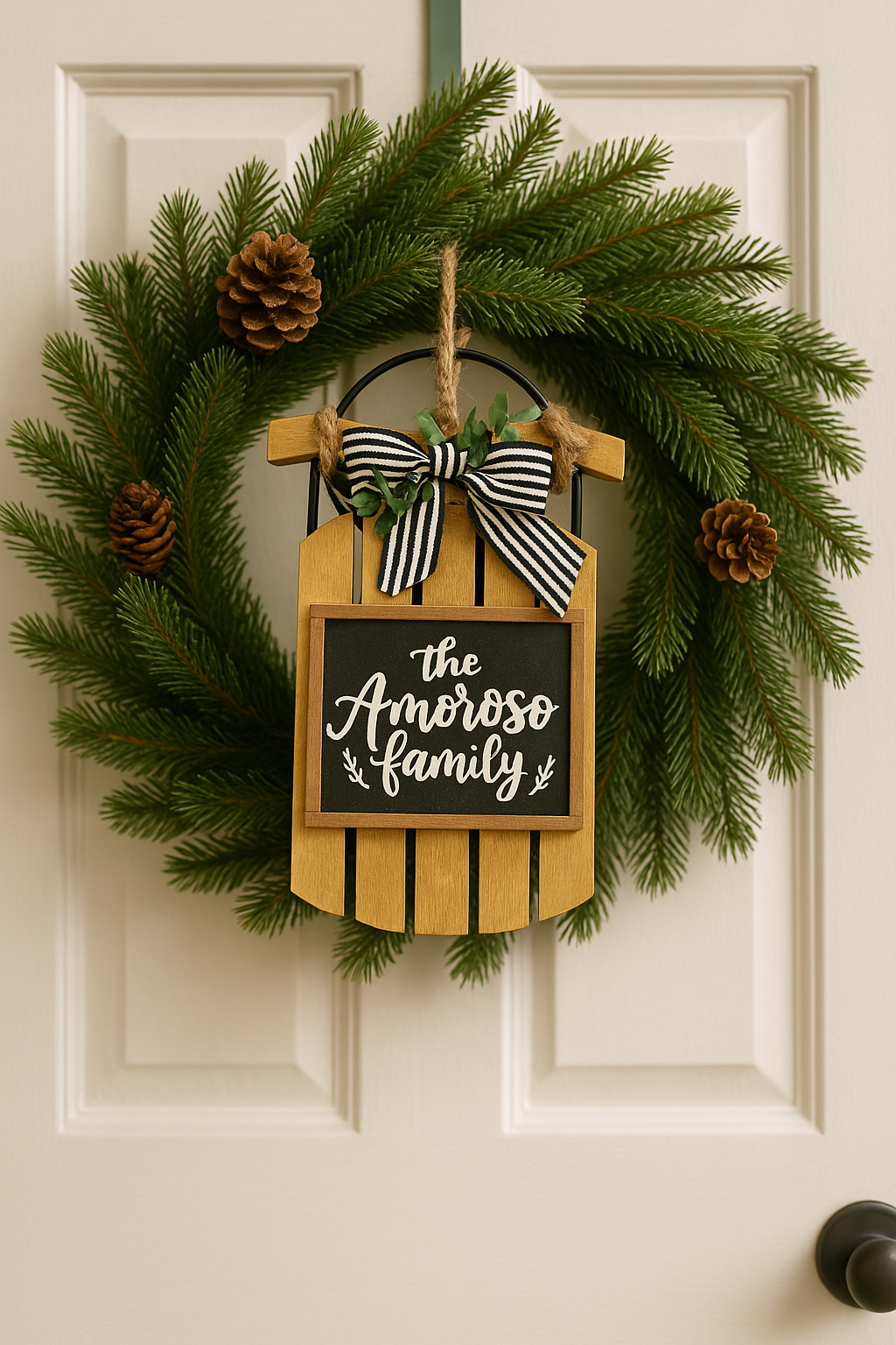 Holiday Collection - Wooden Sled