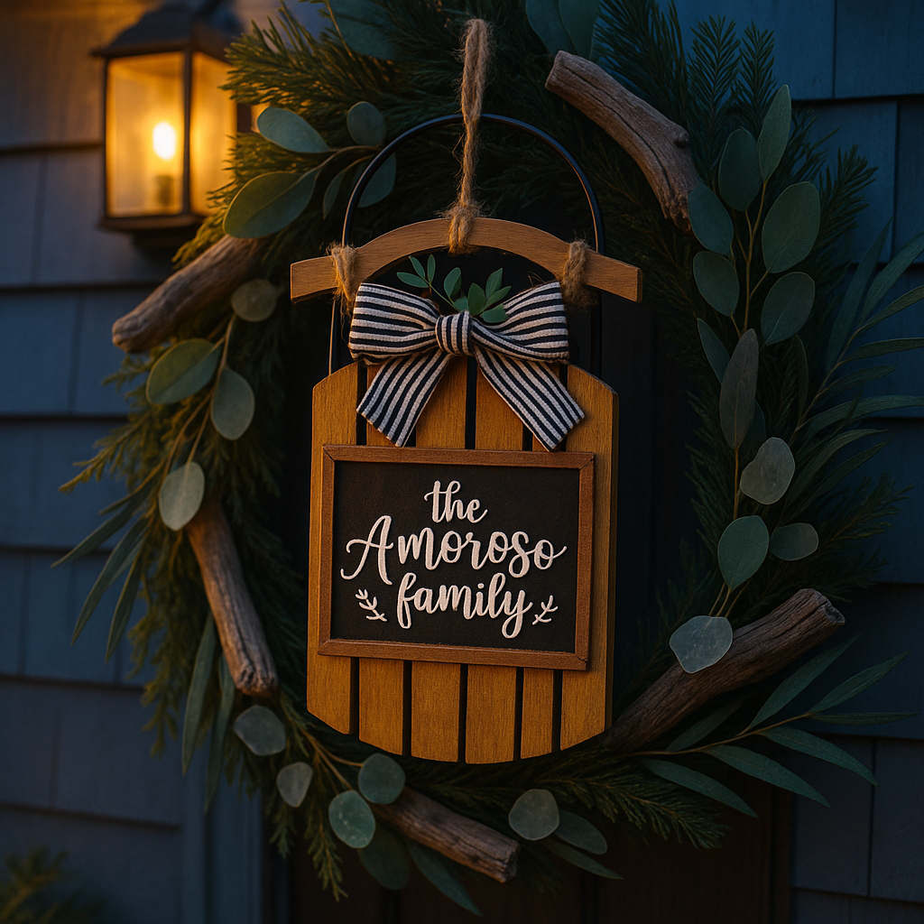 Holiday Collection - Wooden Sled