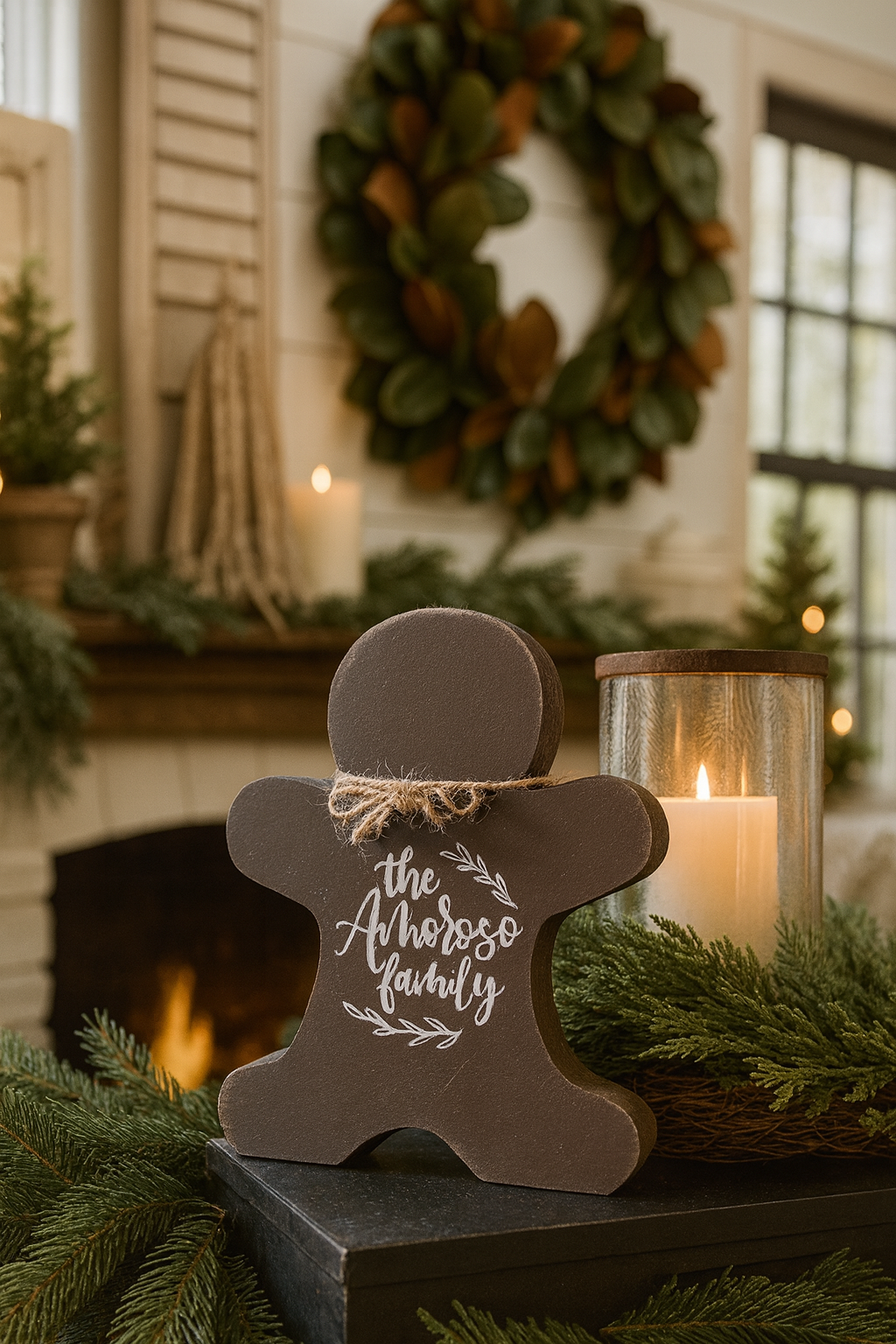 Holiday Collection - Gingerbread Shelf Sitter