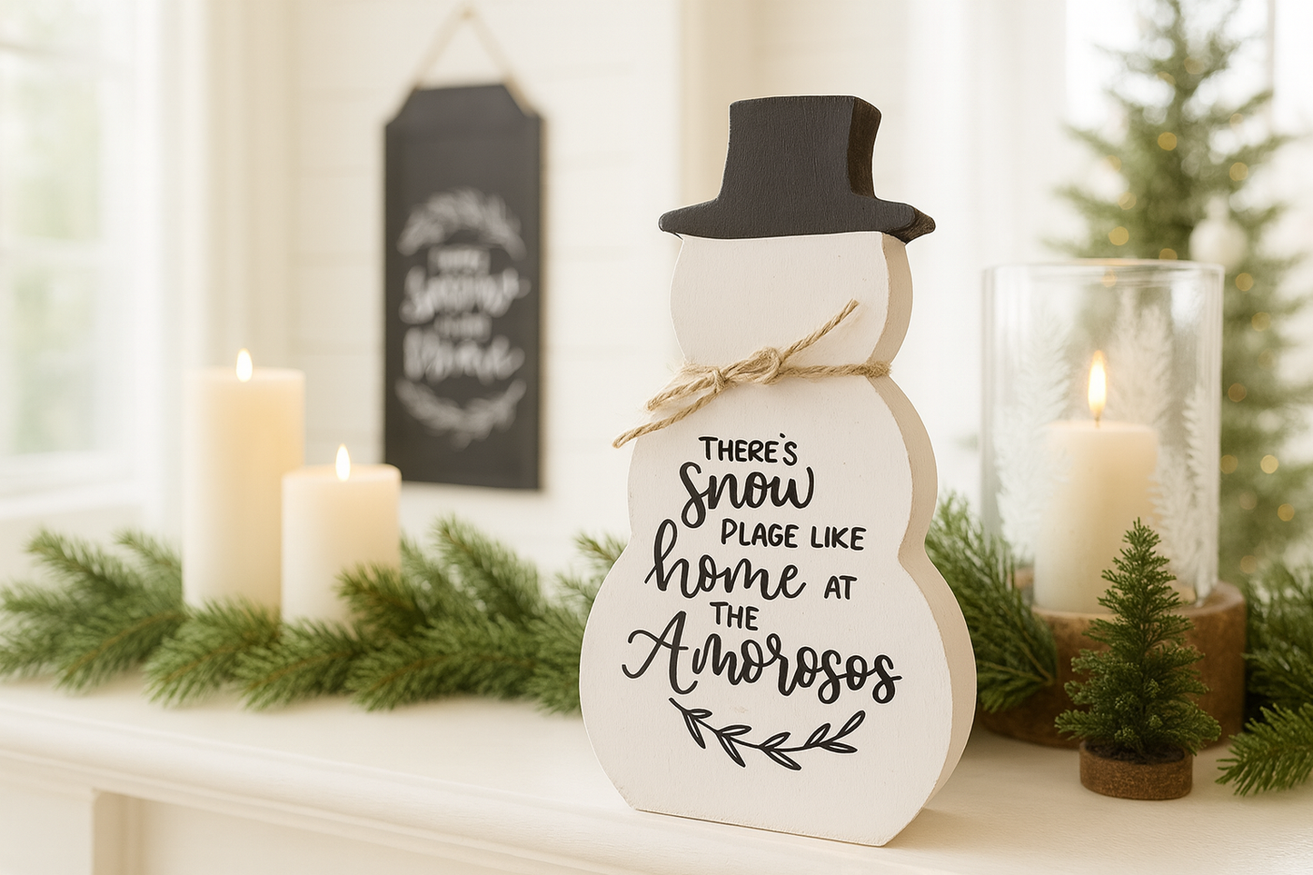 Holiday Collection - Snowman Shelf Sitter