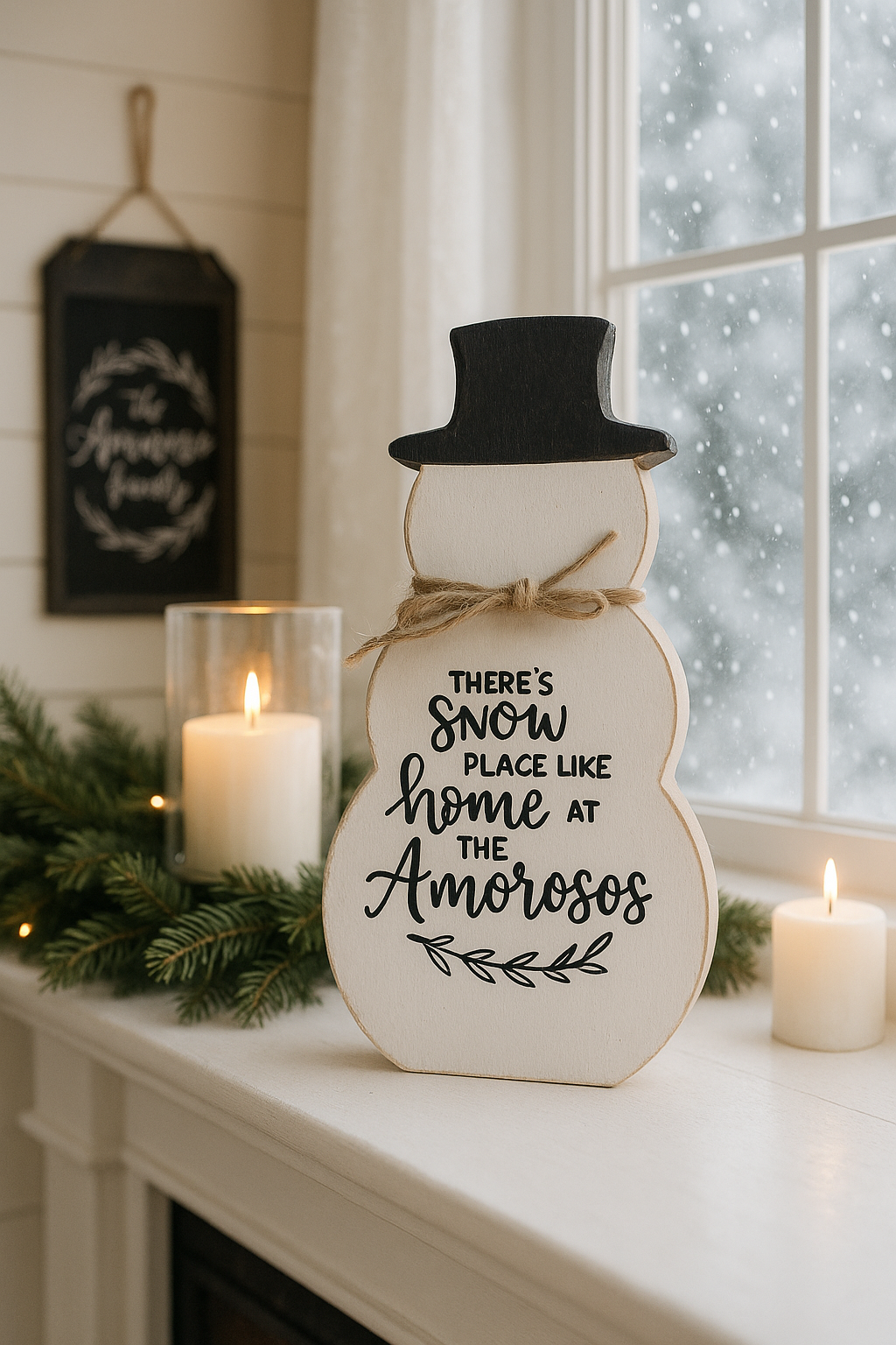 Holiday Collection - Snowman Shelf Sitter