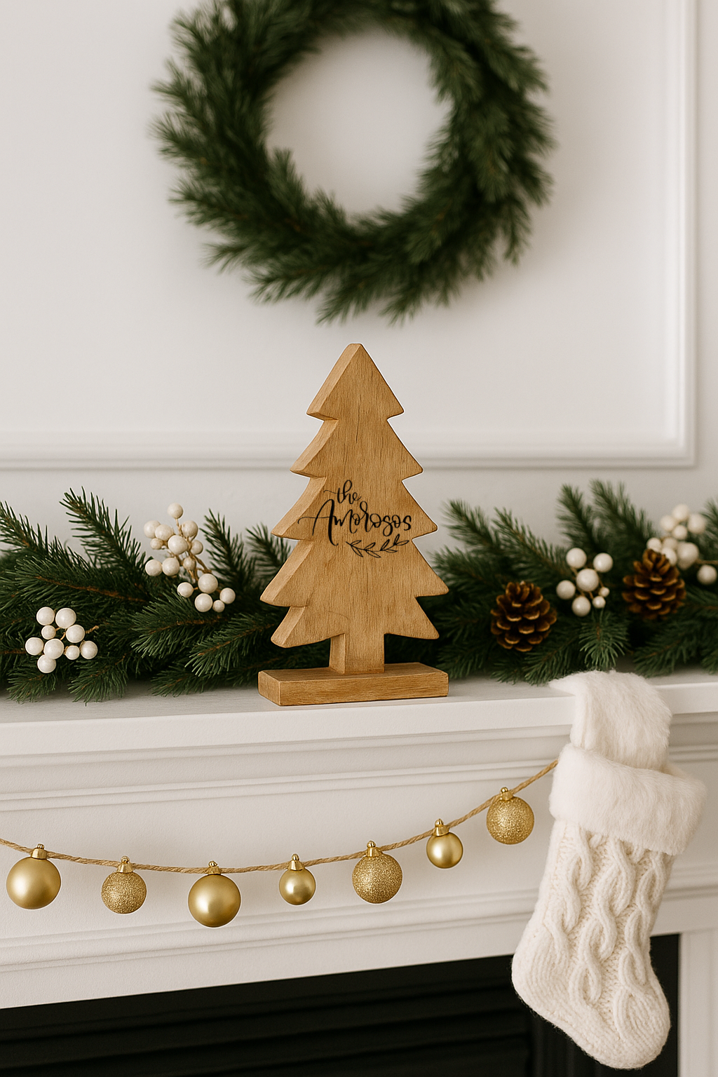 Holiday Collection - Wooden Tree