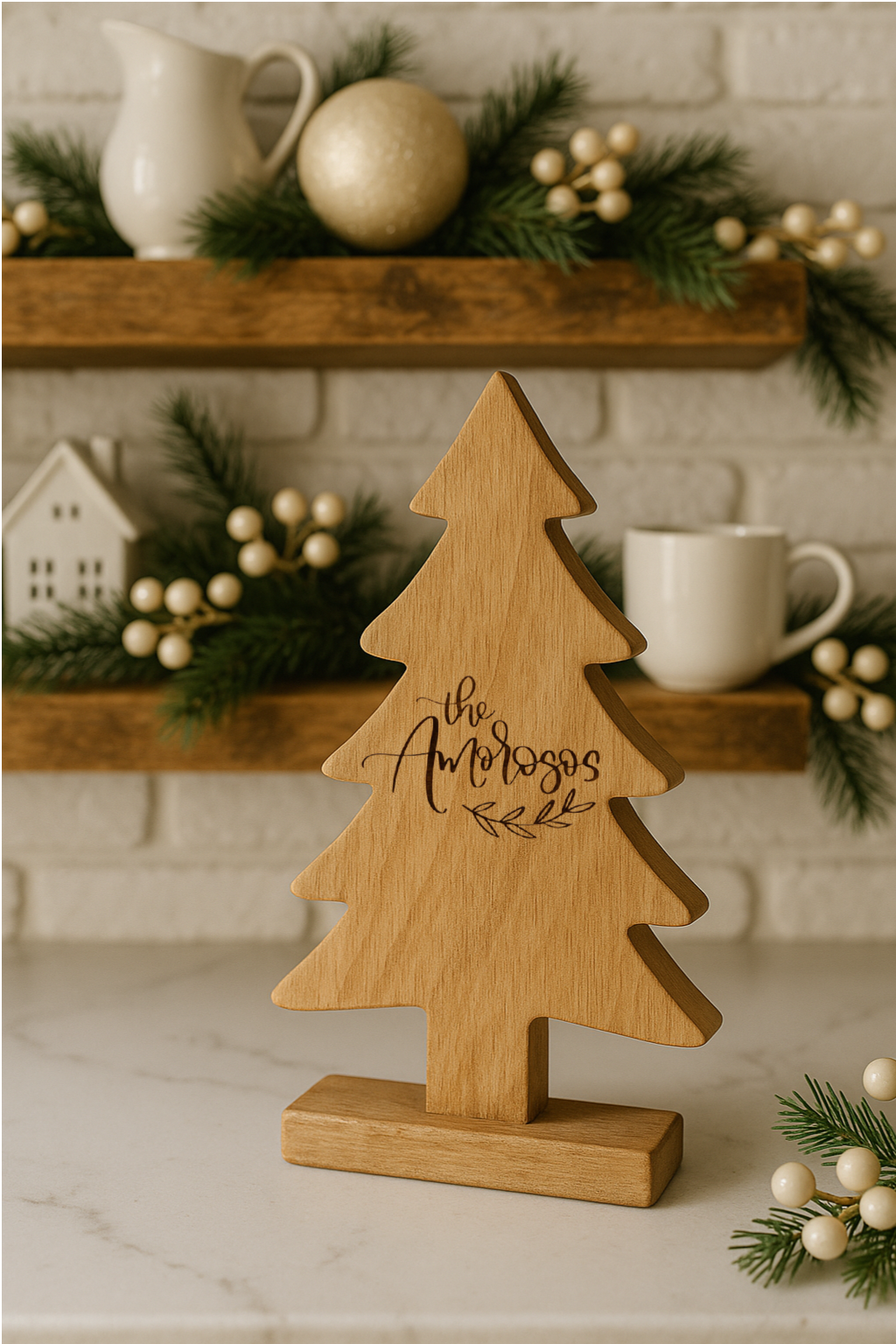 Holiday Collection - Wooden Tree