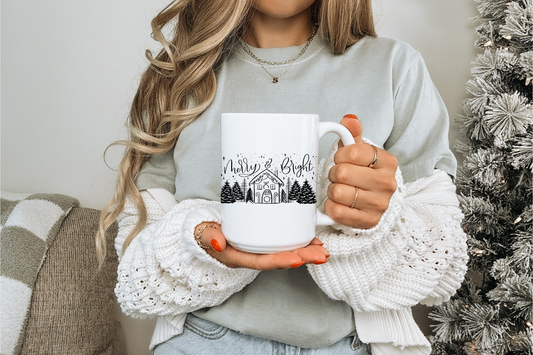 Holiday Collection - Mug, Merry + Bright