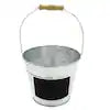 Load image into Gallery viewer, Galvanized Bucket with Wooden Handle
