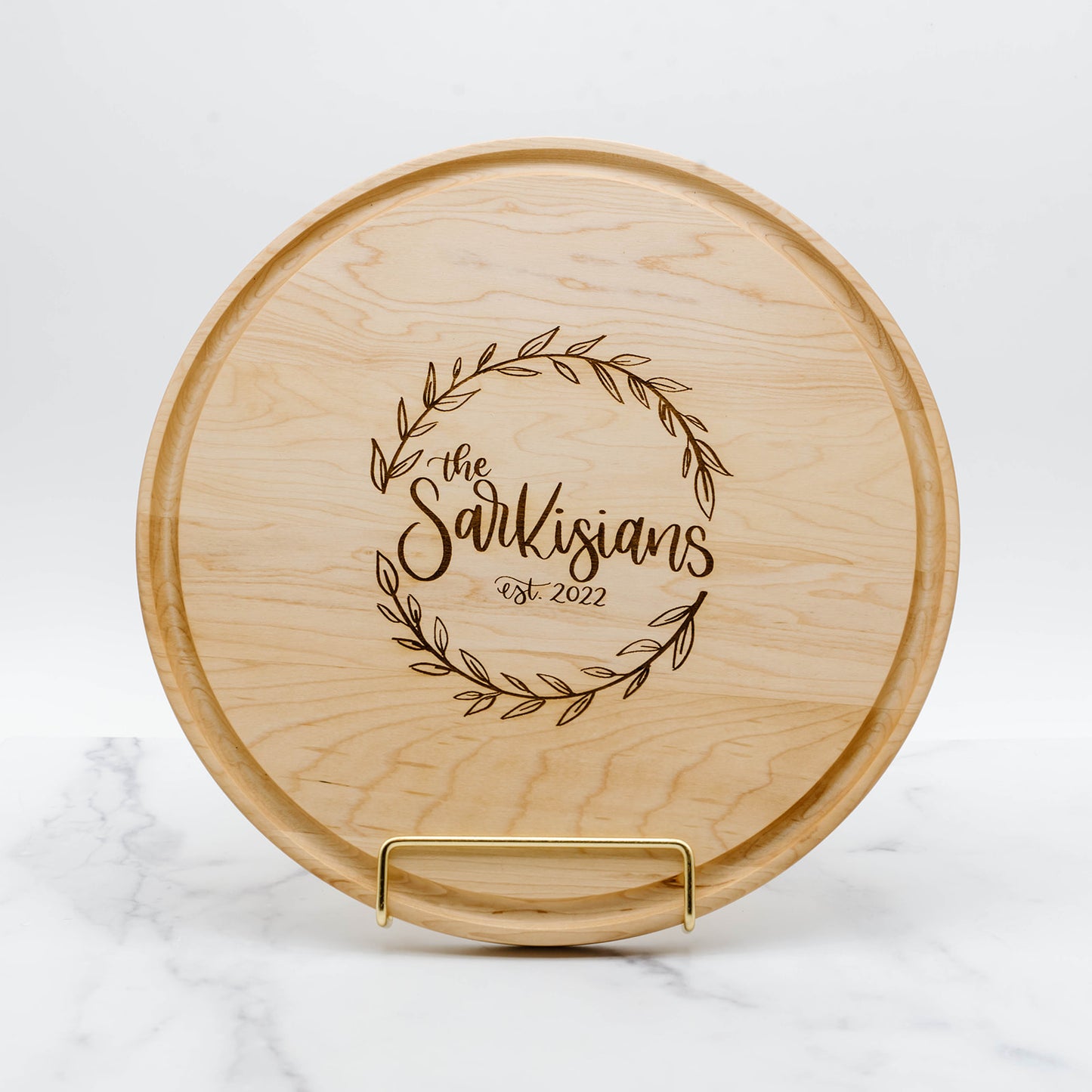 Round Wood Cutting Board