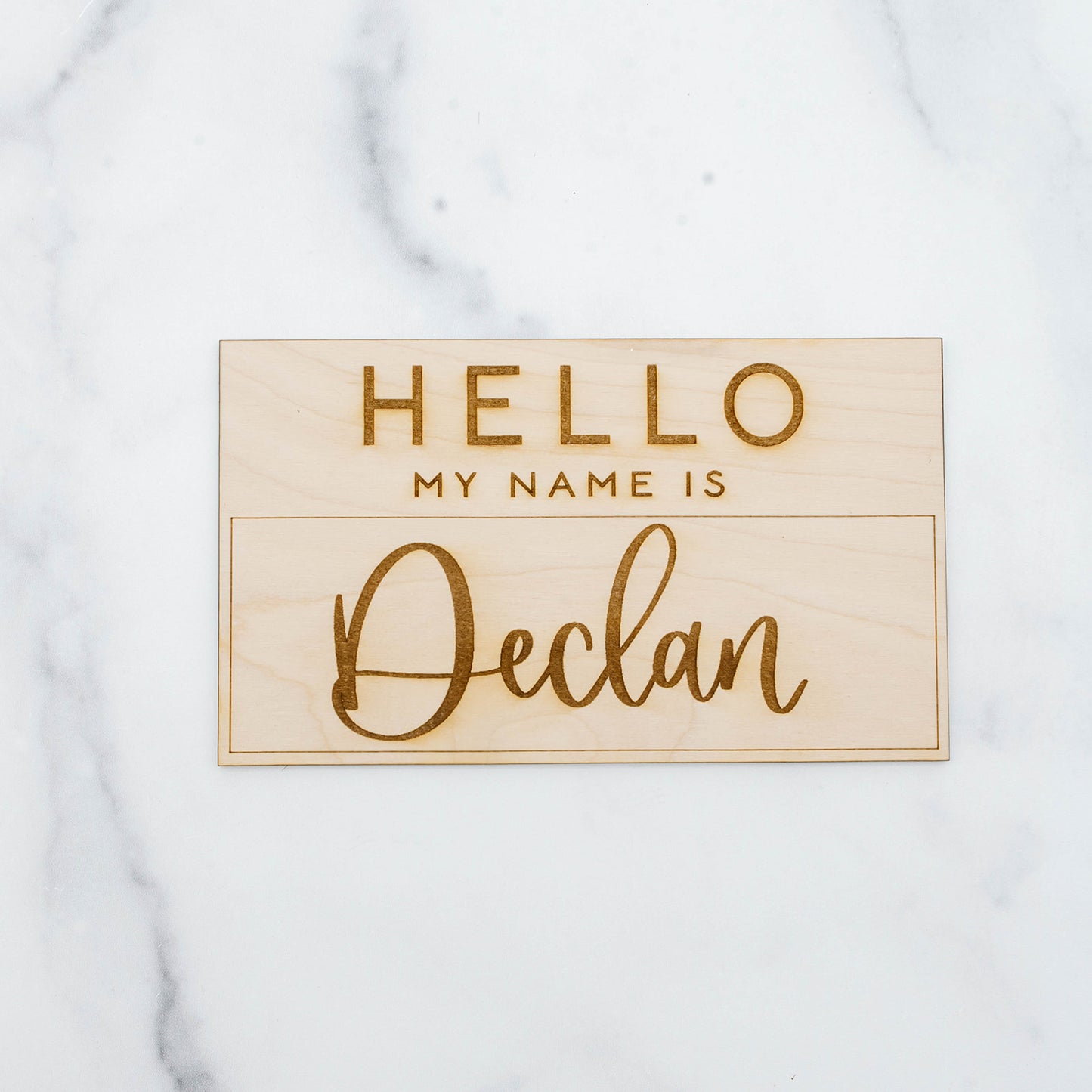 Baby Name Announcement Sign