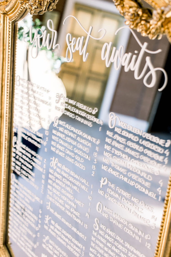 Wedding & Event Hand Lettering Service
