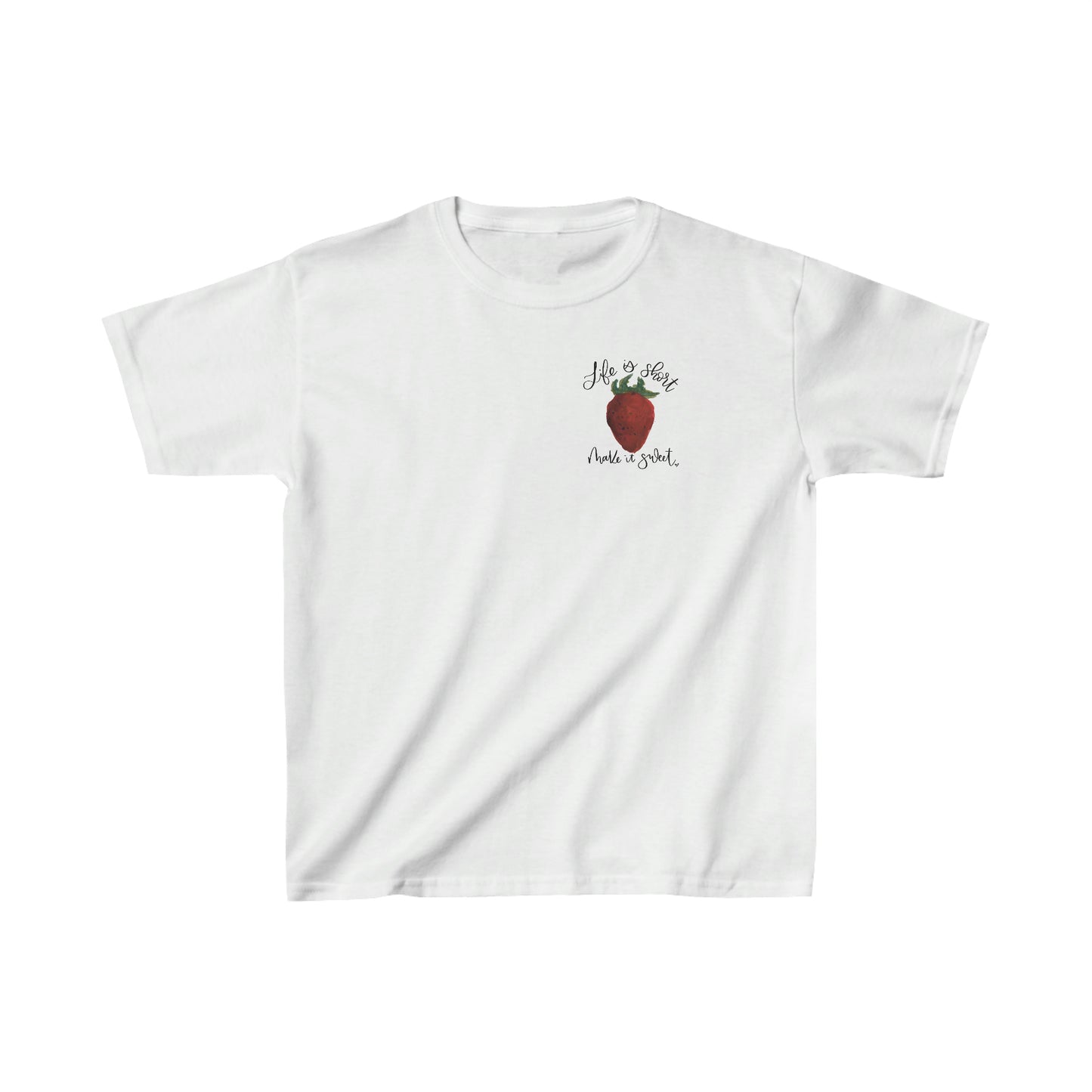 Load image into Gallery viewer, Life Is Short, Make It Sweet Kids Heavy Cotton Tee
