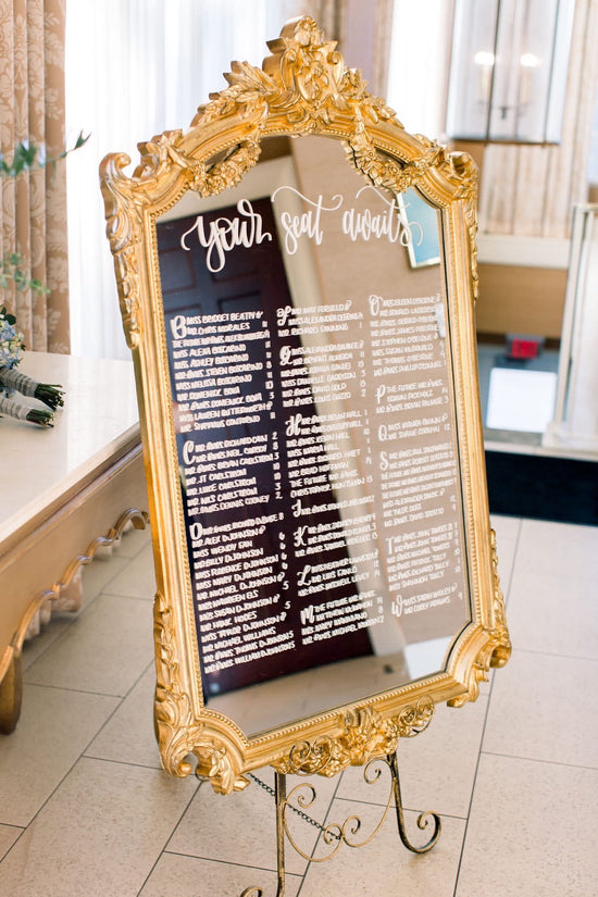 Wedding & Event Hand Lettering Service
