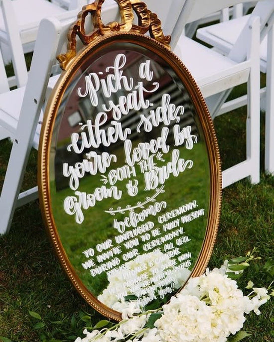 Wedding & Event Hand Lettering Service