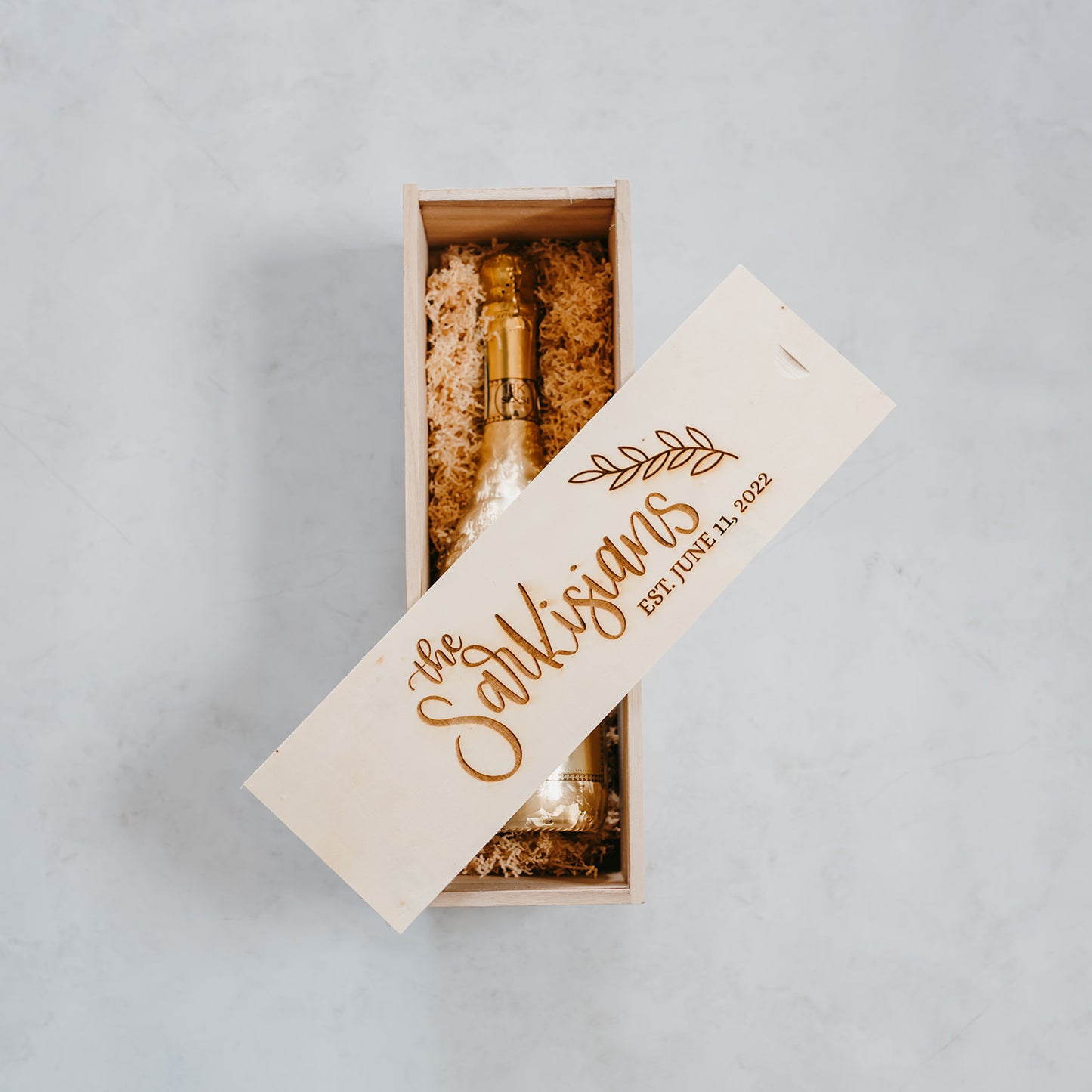 Wooden Bottle Box