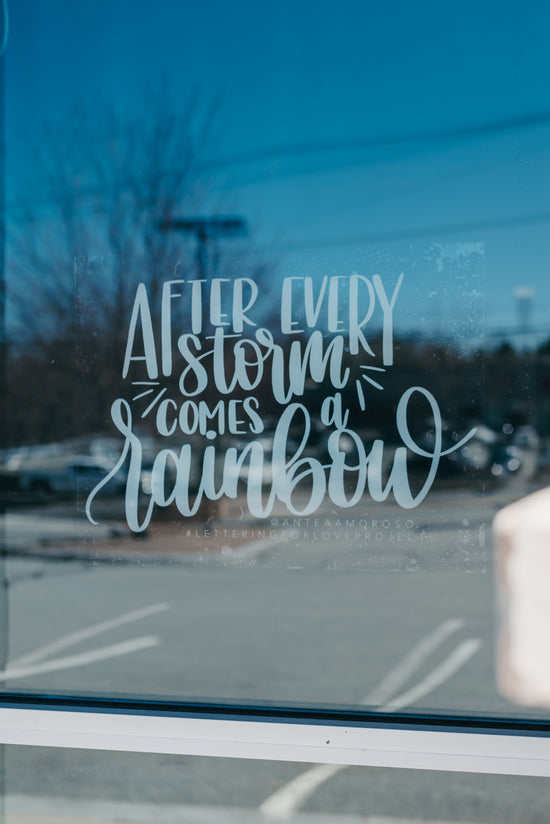 Lettering For Love Project Window Clings