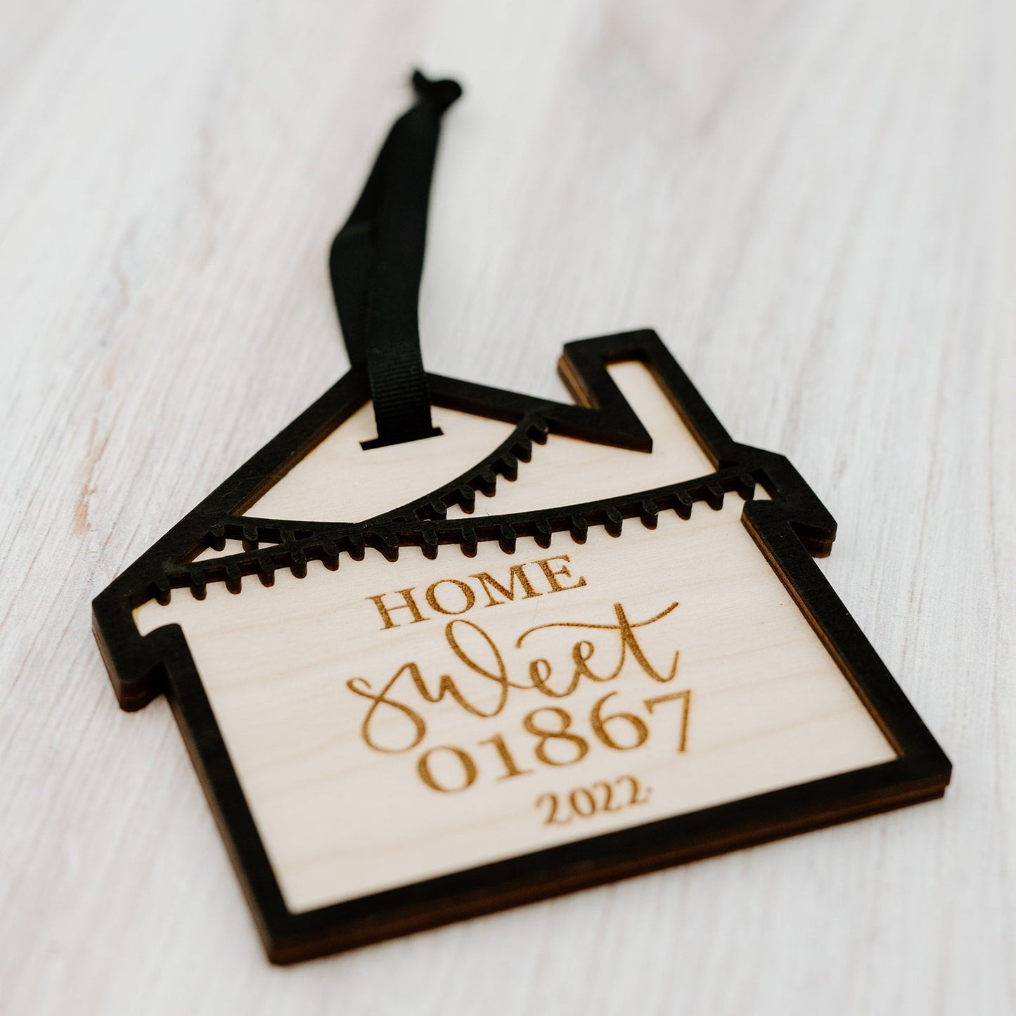 Custom Zip Code Ornament
