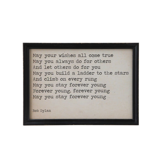 Load image into Gallery viewer, May Your Wishes Framed Wall Decor
