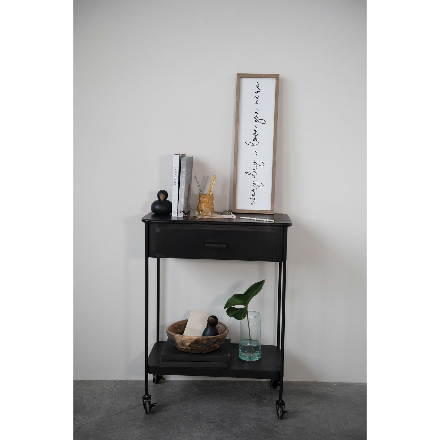 Every day I love you more Wood Framed Wall Decor
