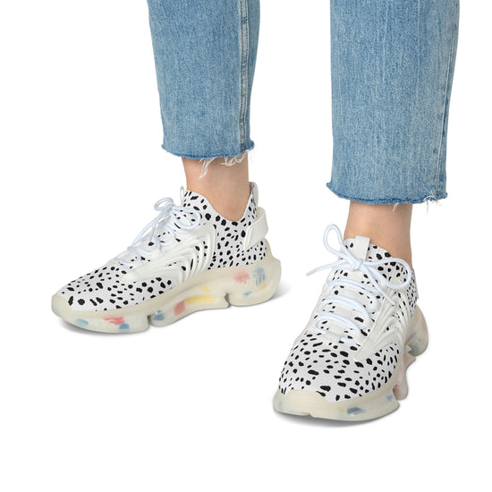 Women's Cheetah Mesh Sneakers