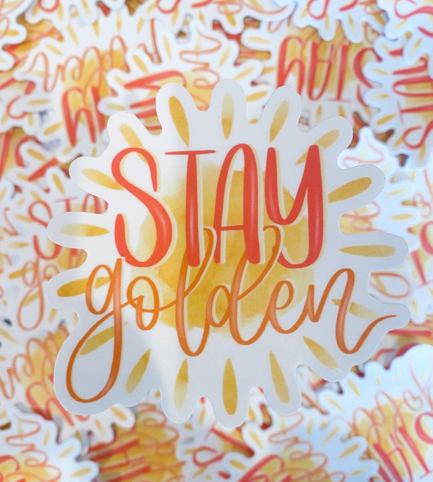 Load image into Gallery viewer, Vinyl Sticker - Stay Golden
