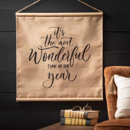 Hanging Holiday Scroll - Large